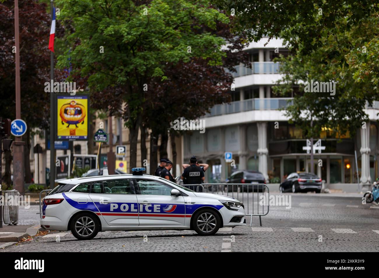 Pariz, Francuska. 24 luglio 2024. Preparativi per i Giochi Olimpici estivi a Parigi il 24 luglio 2024. I Giochi olimpici di Parigi 2024 si svolsero dal 26 luglio all'11 agosto 2024 a Parigi, in Francia. Dopo aver ospitato i Giochi nel 1900 e nel 1924, Parigi diventerà la seconda città ad ospitare tre volte le Olimpiadi estive, lungo Londra (1908, 1948 e 2012). I Giochi Olimpici del 2024 segnano anche il centenario dei Giochi Olimpici svoltisi nel 1924. La Francia ospiterà per la sesta volta in totale, compresi i Giochi Olimpici estivi e invernali. Foto: Igor Kralj/PIXSELL credito: Pixsell/Alamy Live News Foto Stock