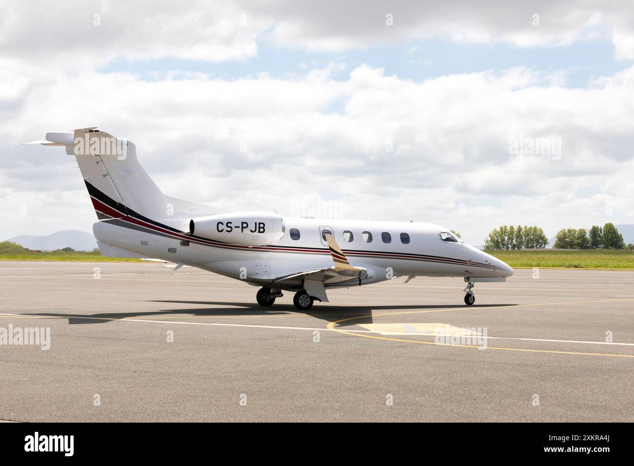 NETJETS Embraer Phenom 300E Foto Stock