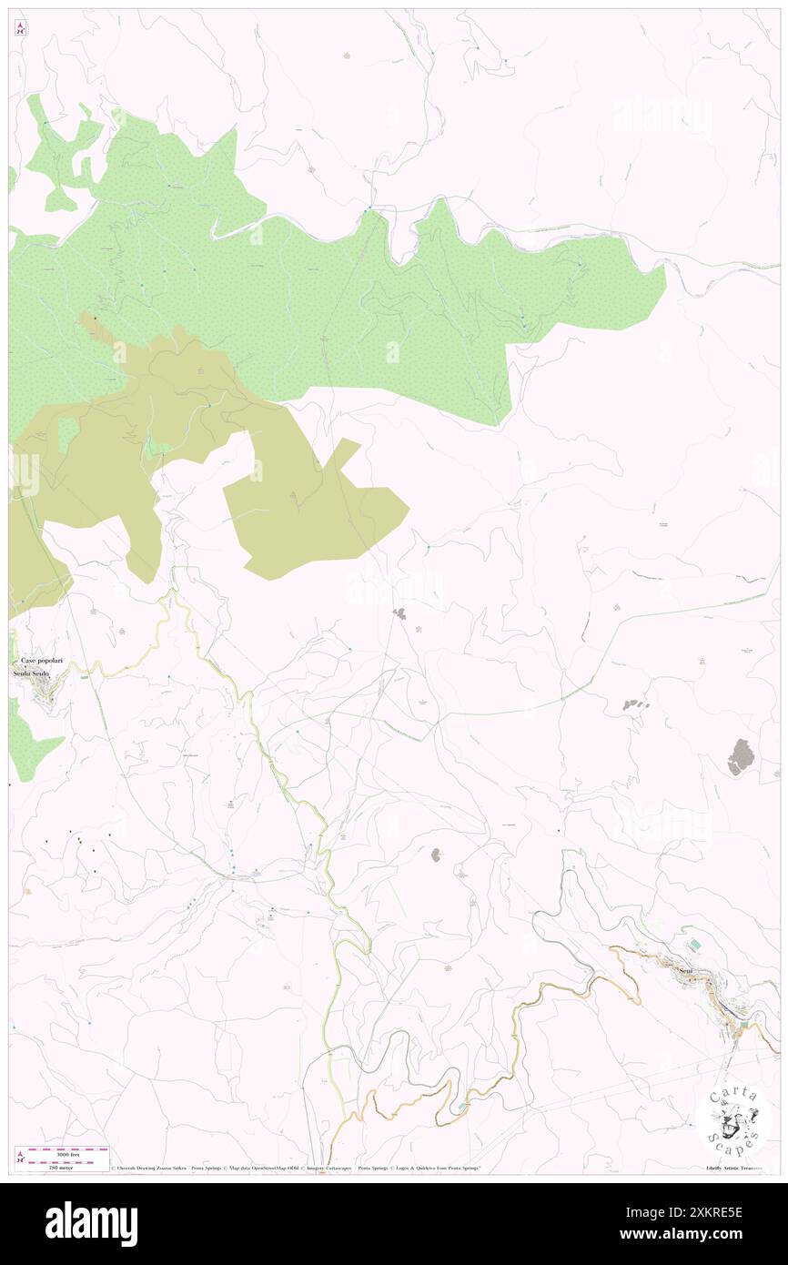 Arcu Lareri, IT, Italia, Sardegna, N 39 52' 42'', N 9 16' 59'', mappa, Cartascapes Mappa pubblicata nel 2024. Esplora Cartascapes, una mappa che rivela i diversi paesaggi, culture ed ecosistemi della Terra. Viaggia attraverso il tempo e lo spazio, scoprendo l'interconnessione del passato, del presente e del futuro del nostro pianeta. Foto Stock