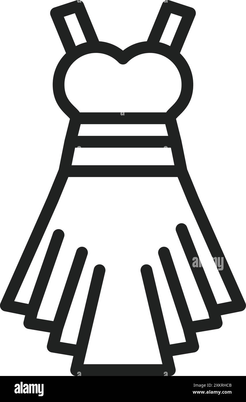 Immagine vettoriale icona outfit. Adatto per applicazioni mobili applicazioni Web e supporti di stampa. Illustrazione Vettoriale