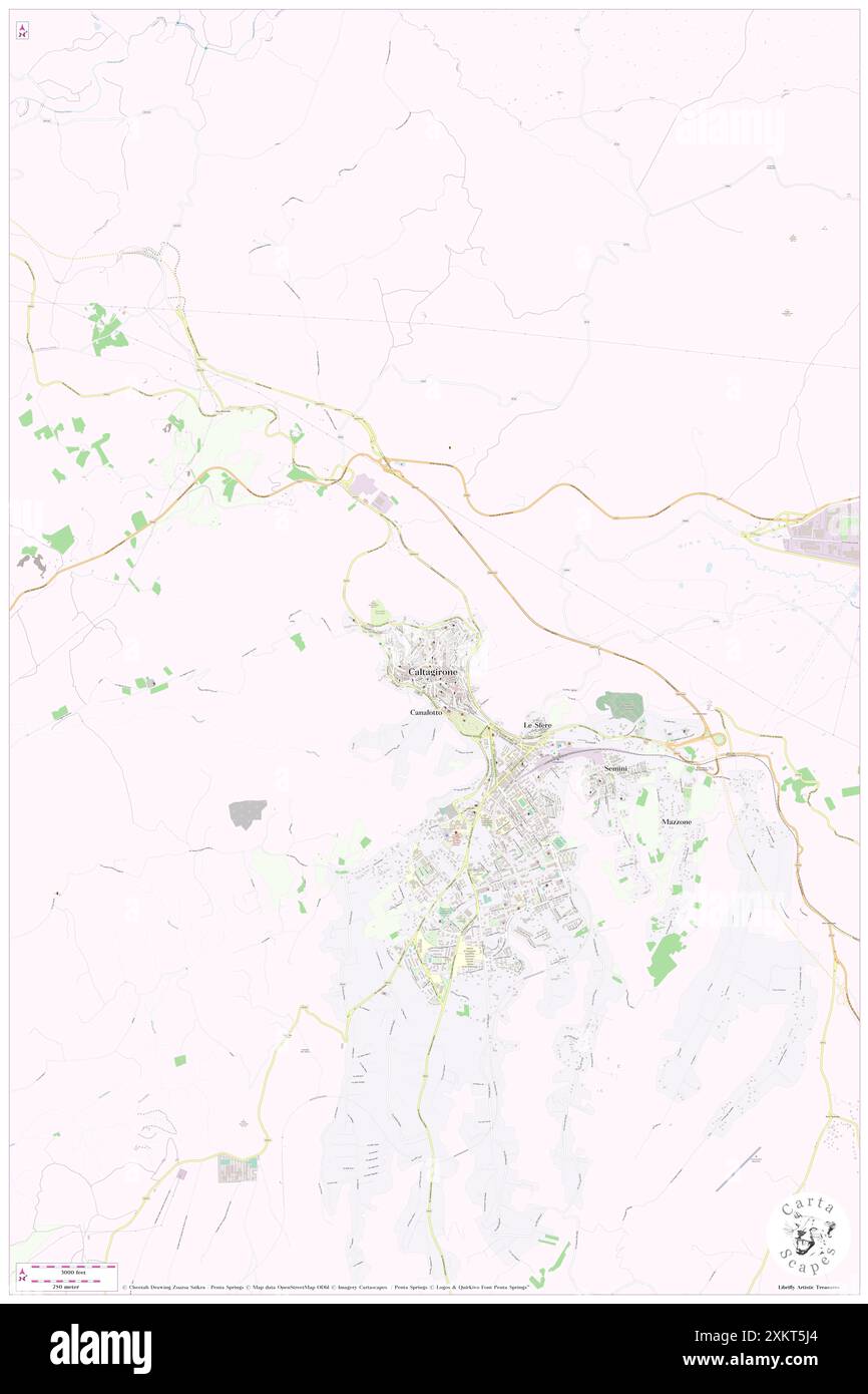 Palazzo aprile, Catania, IT, Italia, Sicilia, N 37 14' 20'', N 14 30' 48'', MAP, Cartascapes Map pubblicata nel 2024. Esplora Cartascapes, una mappa che rivela i diversi paesaggi, culture ed ecosistemi della Terra. Viaggia attraverso il tempo e lo spazio, scoprendo l'interconnessione del passato, del presente e del futuro del nostro pianeta. Foto Stock