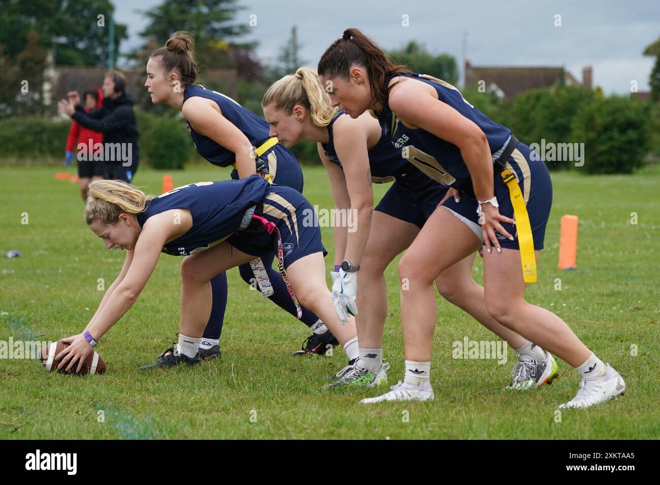 Torneo di bandiera FlagaPalooza al Cheltenham 7s Festival - South Dublin Panthers Foto Stock