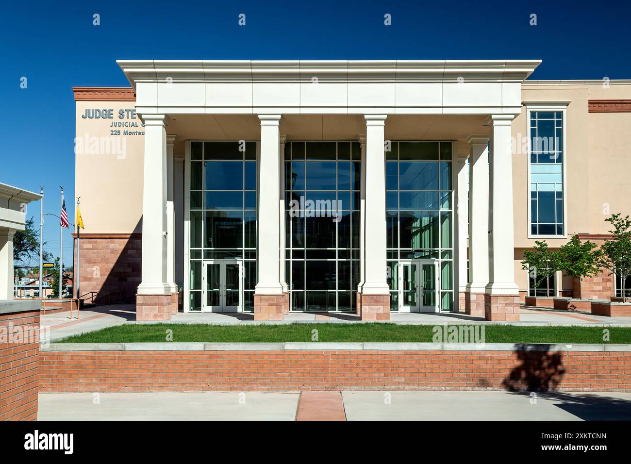 Giudice Steve Herrera Courthouse, Santa Fe, New Mexico USA Foto Stock