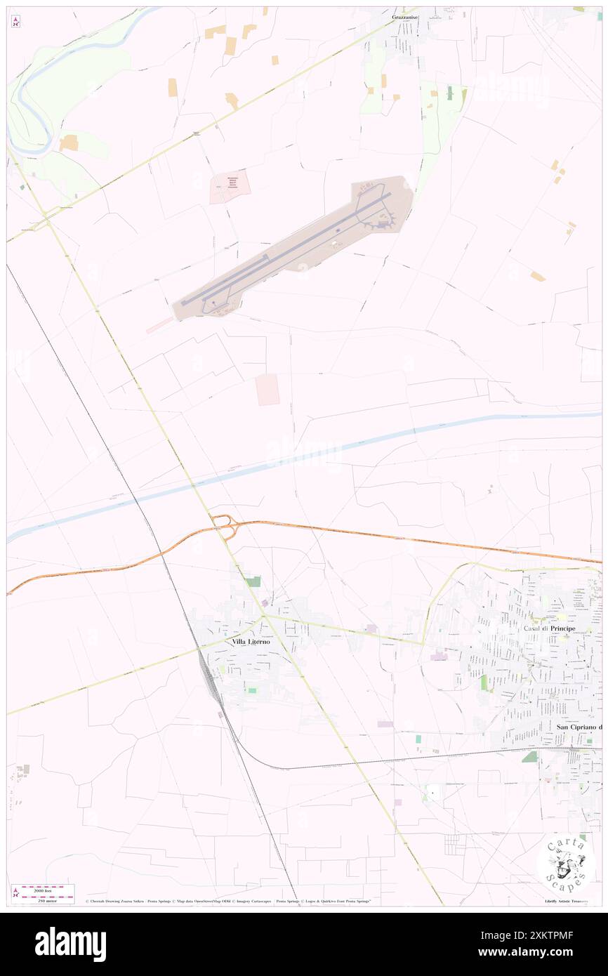 Canale Fiumarella, IT, Italia, Campania, N 41 1' 59'', N 14 4' 59'', MAP, Cartascapes Map pubblicata nel 2024. Esplora Cartascapes, una mappa che rivela i diversi paesaggi, culture ed ecosistemi della Terra. Viaggia attraverso il tempo e lo spazio, scoprendo l'interconnessione del passato, del presente e del futuro del nostro pianeta. Foto Stock