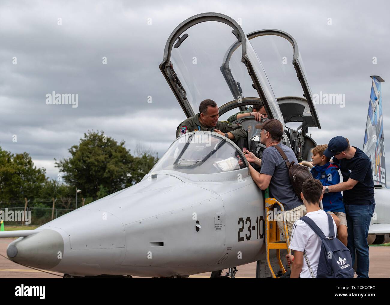 F-5, Royal International Air Tattoo (RIAT) 2024, Fairford, Gloucestershire, Regno Unito Foto Stock