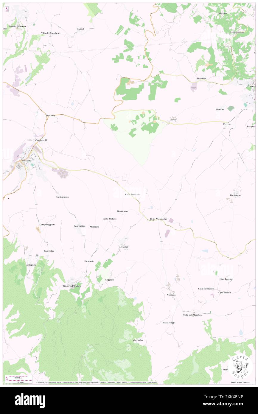 Casa Naticchia, Provincia di Perugia, IT, Italia, Umbria, N 42 51' 37'', N 12 36' 1'', MAP, Cartascapes Map pubblicata nel 2024. Esplora Cartascapes, una mappa che rivela i diversi paesaggi, culture ed ecosistemi della Terra. Viaggia attraverso il tempo e lo spazio, scoprendo l'interconnessione del passato, del presente e del futuro del nostro pianeta. Foto Stock