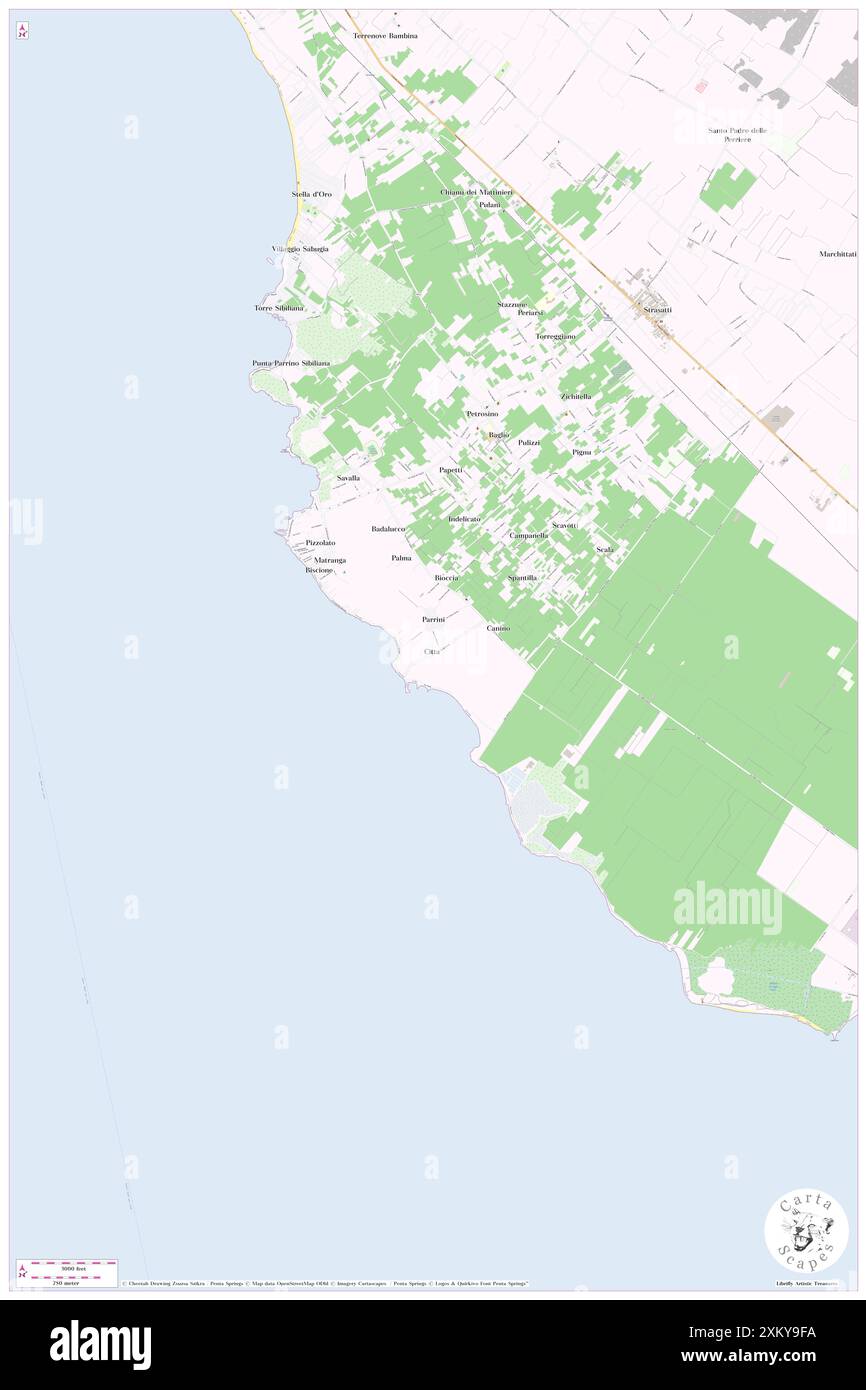 Città, Trapani, IT, Italia, Sicilia, N 37 41' 38'', N 12 29' 19'', MAP, Cartascapes Map pubblicata nel 2024. Esplora Cartascapes, una mappa che rivela i diversi paesaggi, culture ed ecosistemi della Terra. Viaggia attraverso il tempo e lo spazio, scoprendo l'interconnessione del passato, del presente e del futuro del nostro pianeta. Foto Stock