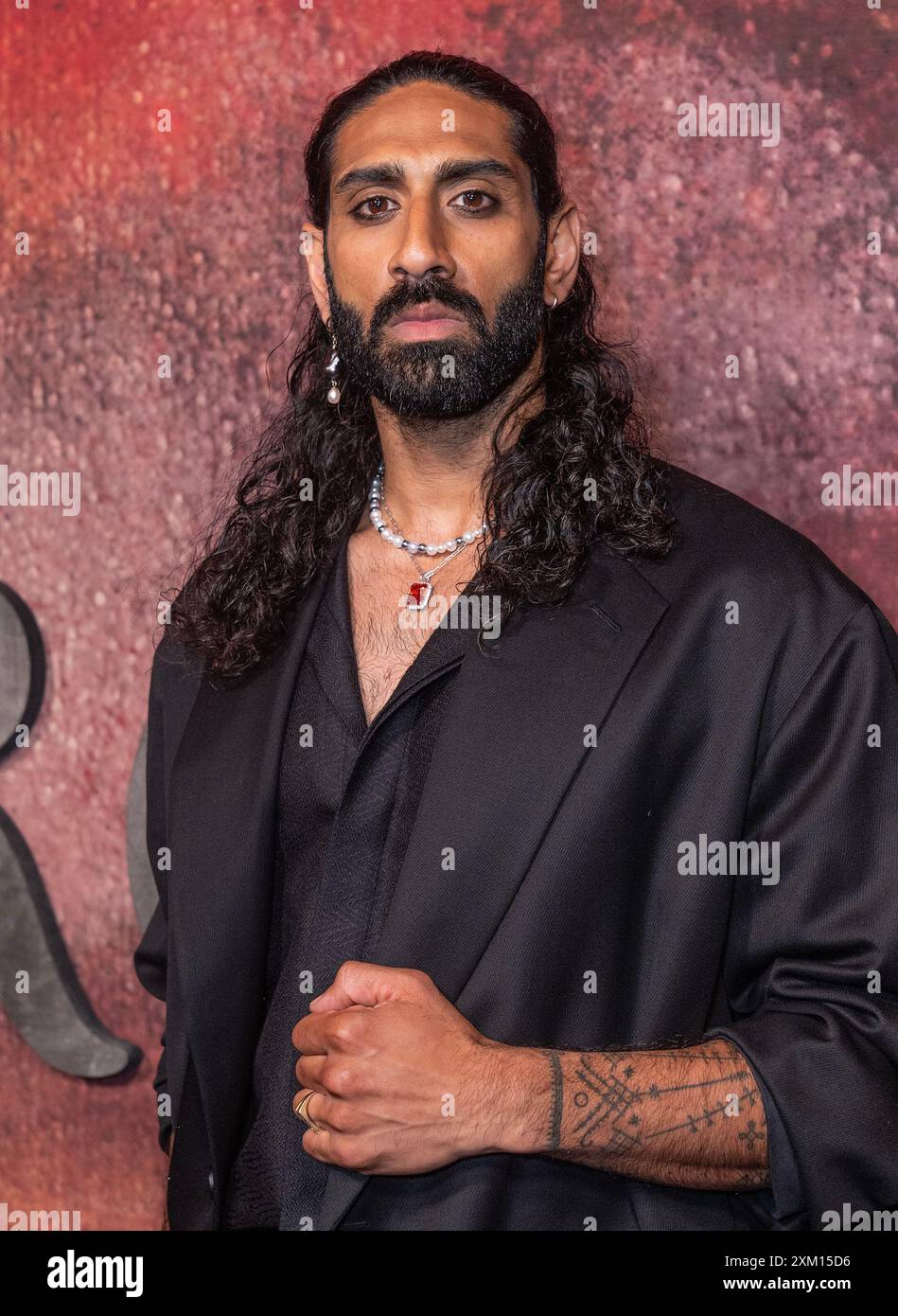 New York, Stati Uniti. 24 luglio 2024. Amar Chadha-Patel partecipa all'evento di debutto per il Decameron di Netflix presso la Angel Orensanz Foundation di New York (foto di Lev Radin/Pacific Press) Credit: Pacific Press Media Production Corp./Alamy Live News Foto Stock