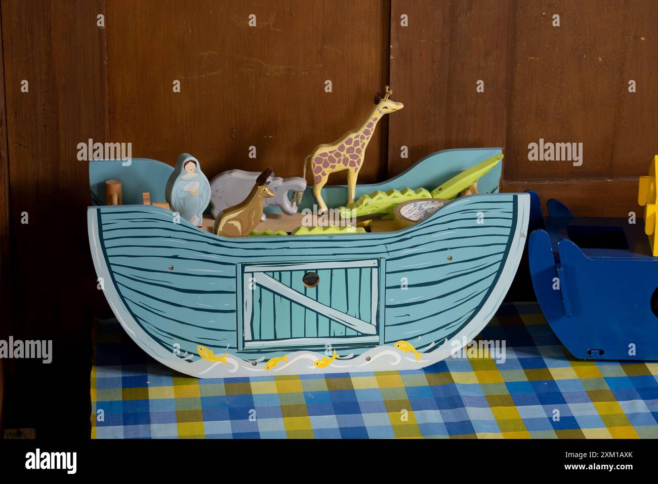 Un giocattolo Arca di Noè Foto Stock