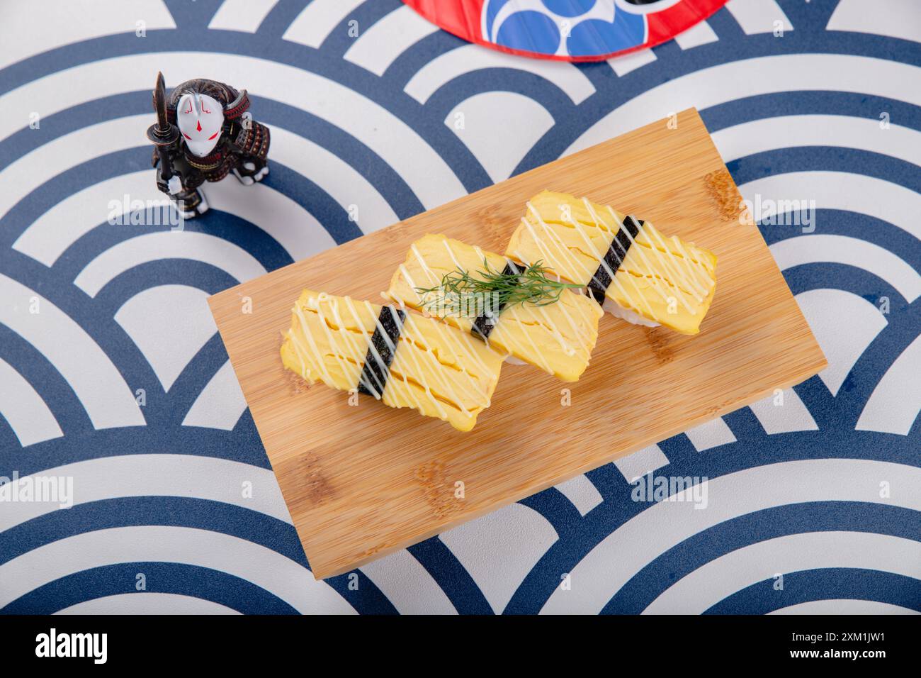Tamagoyaki, omelette arrotolate giapponesi Foto Stock
