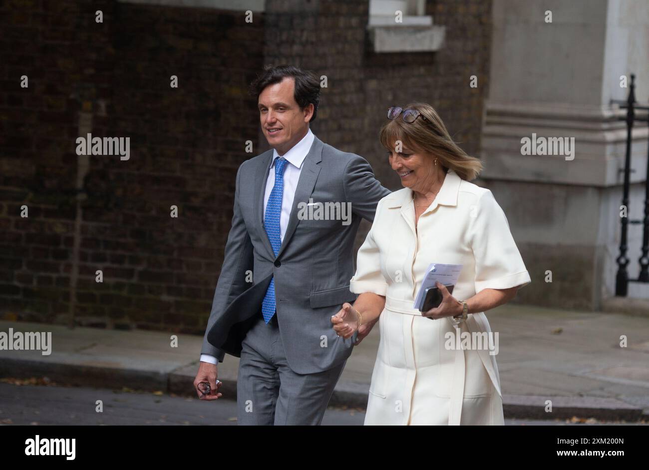 Londra, Inghilterra, Regno Unito. 23 luglio 2024. CAROLYN MCCALL, CEO di ITV, arriva per una funzione aziendale al 10 di Downing Street. (Credit Image: © Tayfun Salci/ZUMA Press Wire) SOLO PER USO EDITORIALE! Non per USO commerciale! Foto Stock