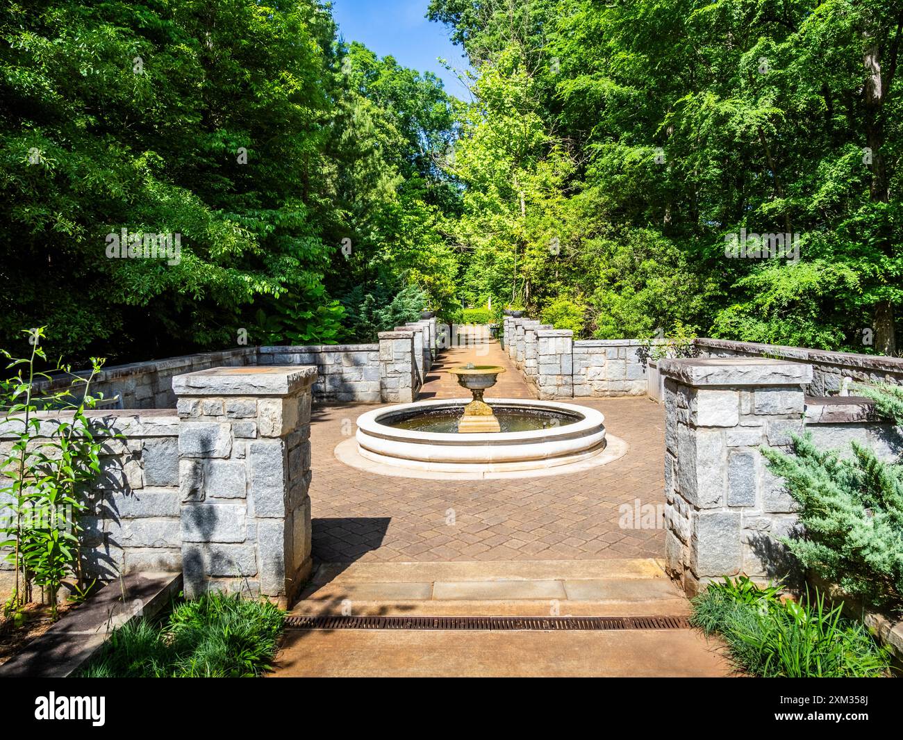 Giardino botanico di stato della Georgia, parte dell'Università della Georgia di Athens, Georgia USA Foto Stock