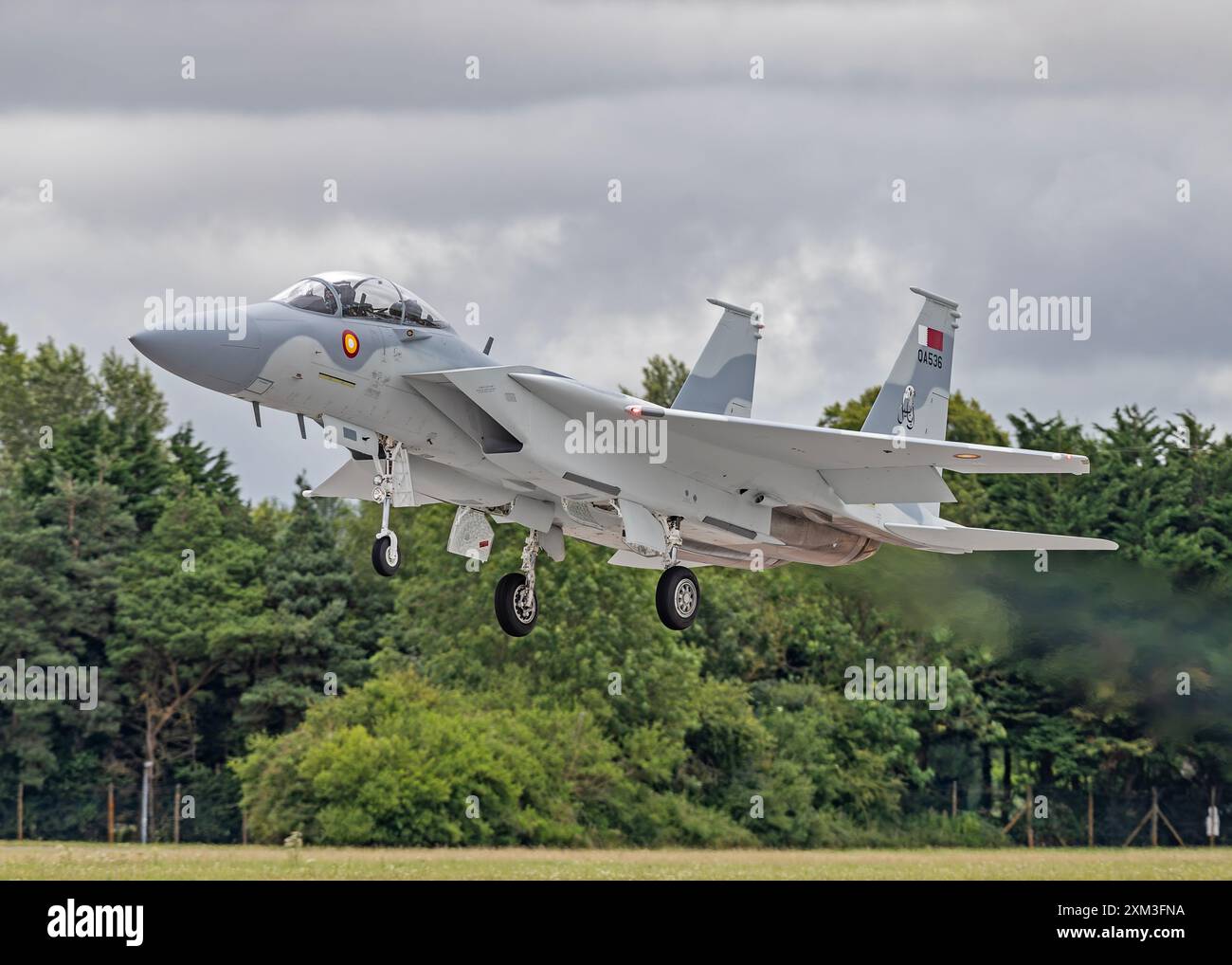 McDonnell Douglas F-15 Eagle, Royal Saudi Air Force, durante il Royal International Air Tattoo 2024, RAF Fairford, Cirencester, Regno Unito, 20 luglio Foto Stock