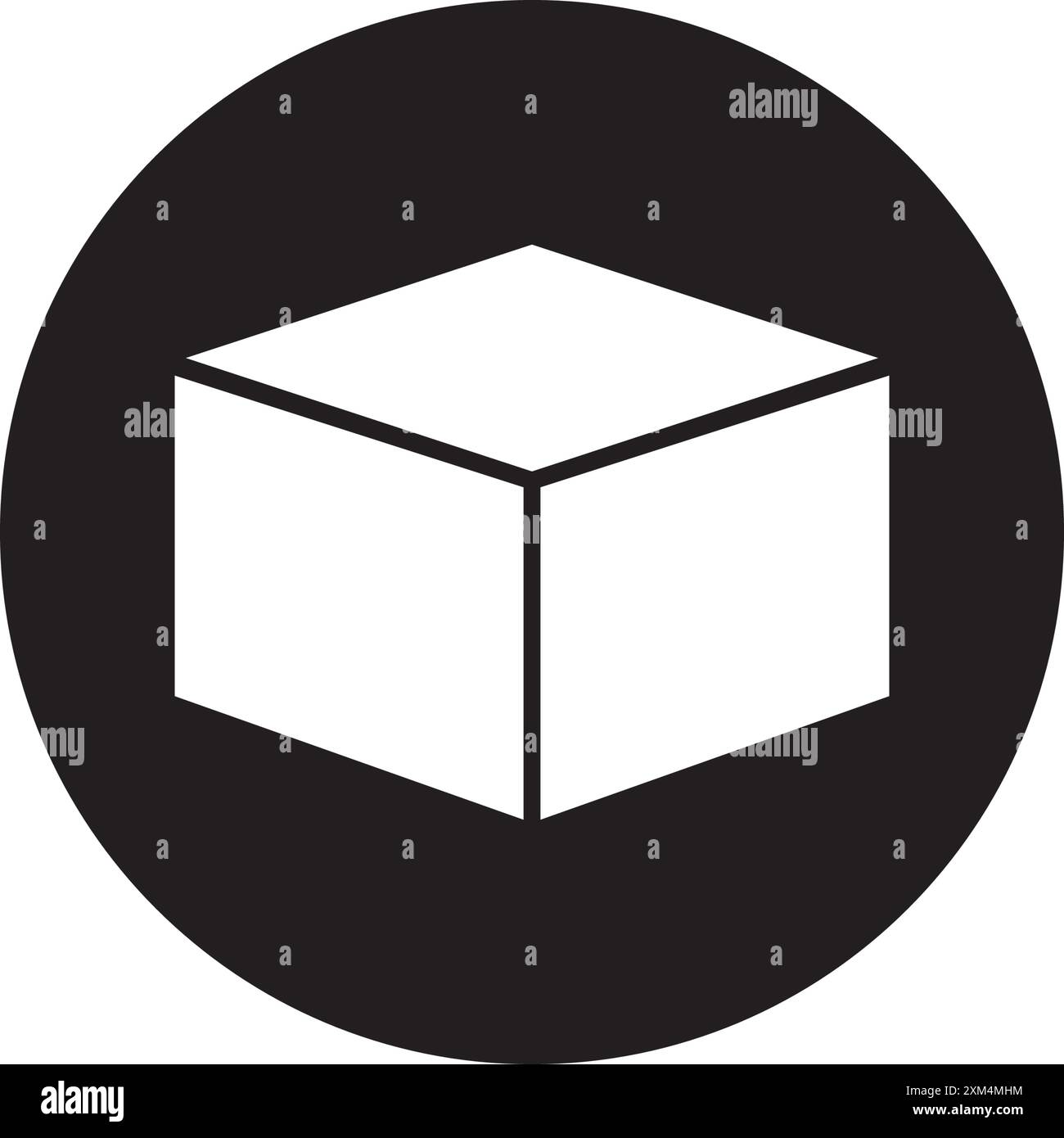 illustrazione dell'icona del cubo disegno dell'elemento Illustrazione Vettoriale