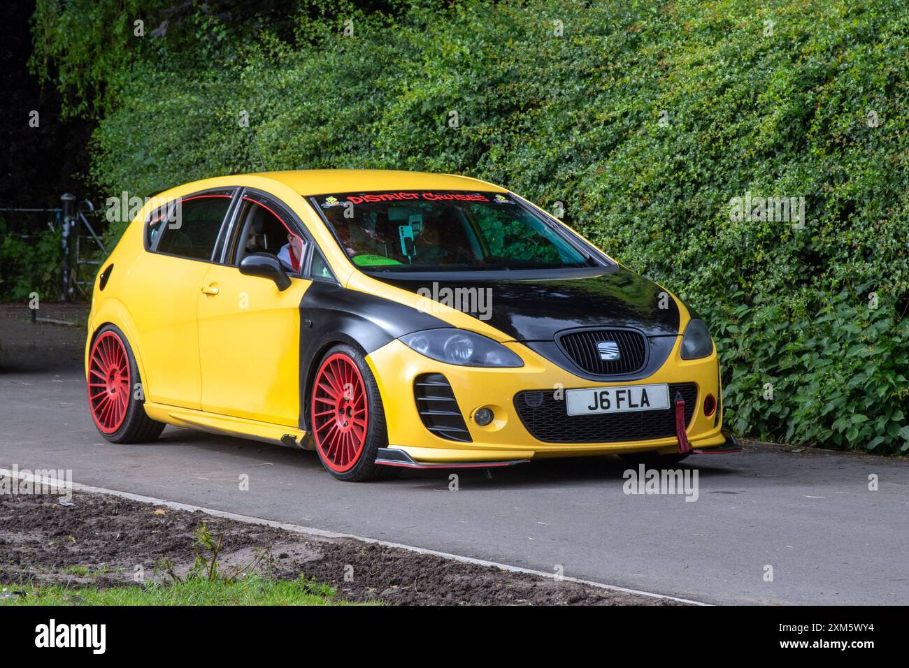 2007 SEDILE giallo Leon FR T FSI, FR T FSI 200 Car Hatchback benzina 1984 cc Foto Stock