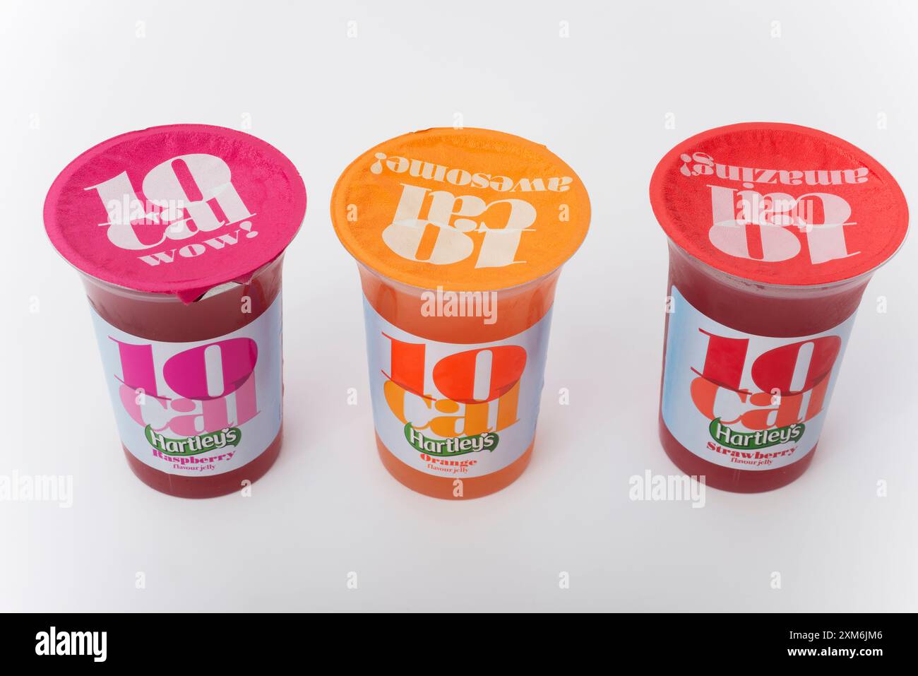 Hartleys 10 gelatine calorie Foto Stock