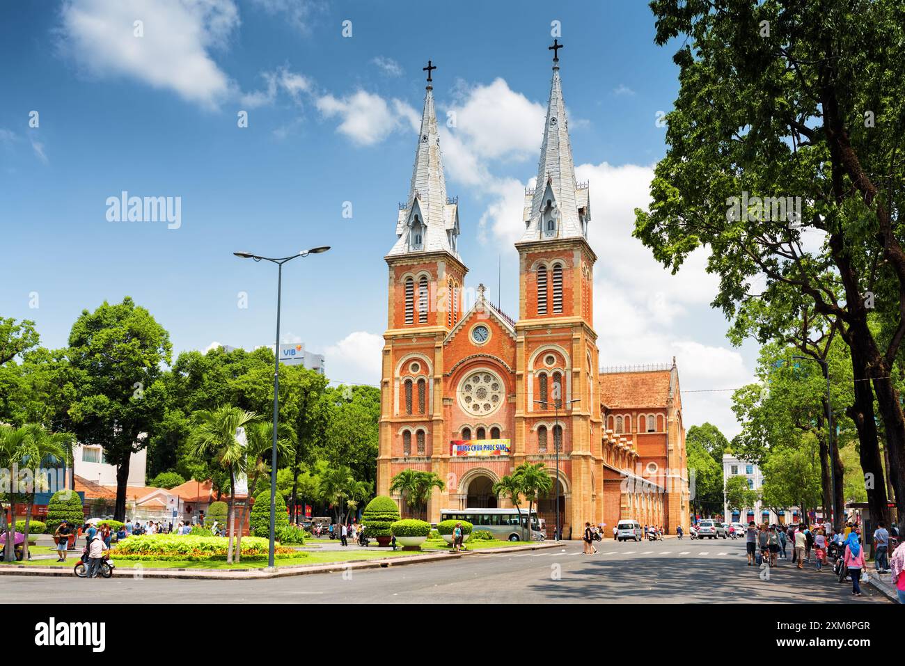 Saigon Notre-Dame Cathedral Basilica, ho chi Minh, Vietnam Foto Stock