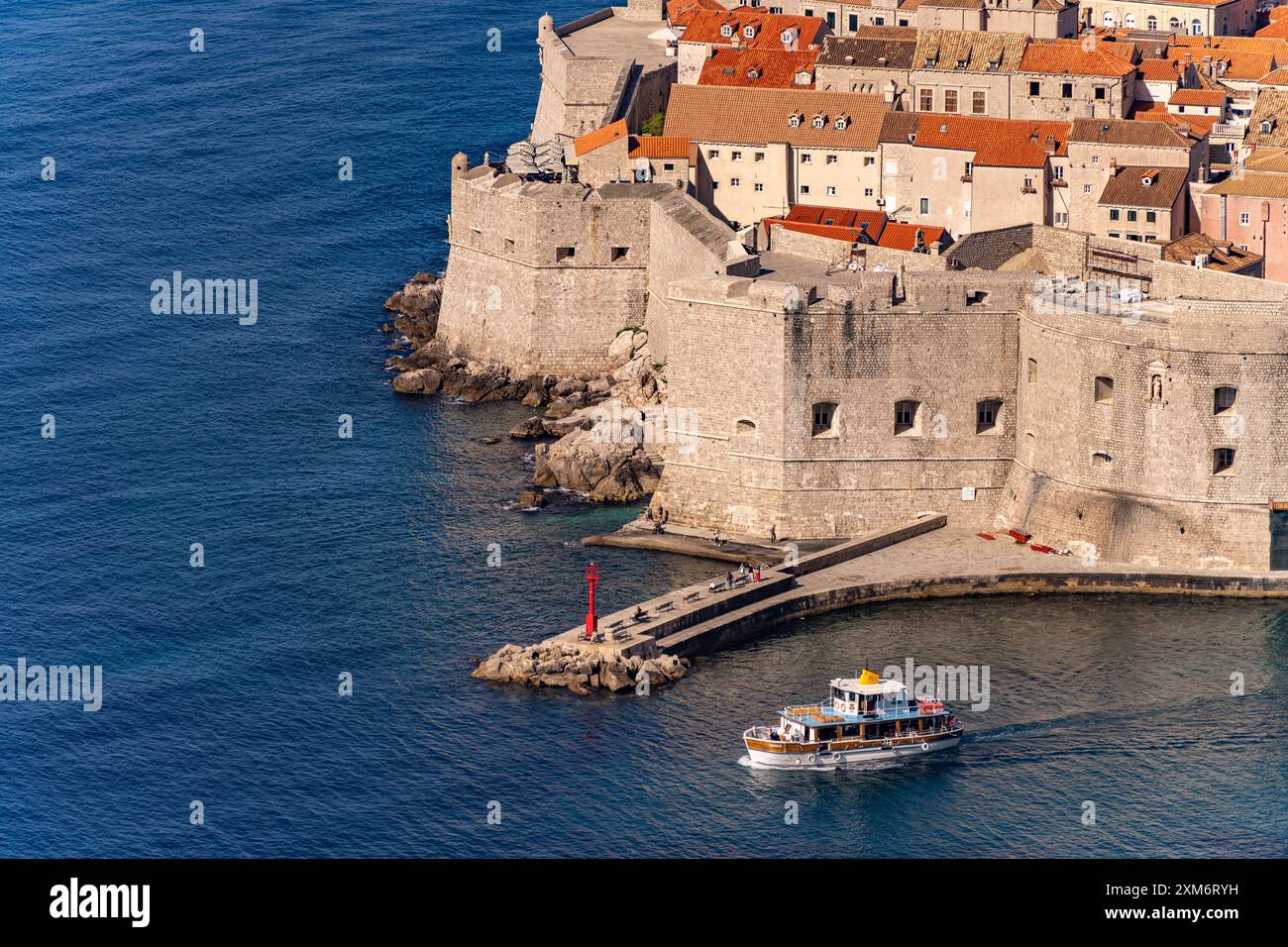 Fortezza di San Giovanni e#39;s o fortezza di Sant'Ivana a Dubrovnik, Croazia, Europa Foto Stock