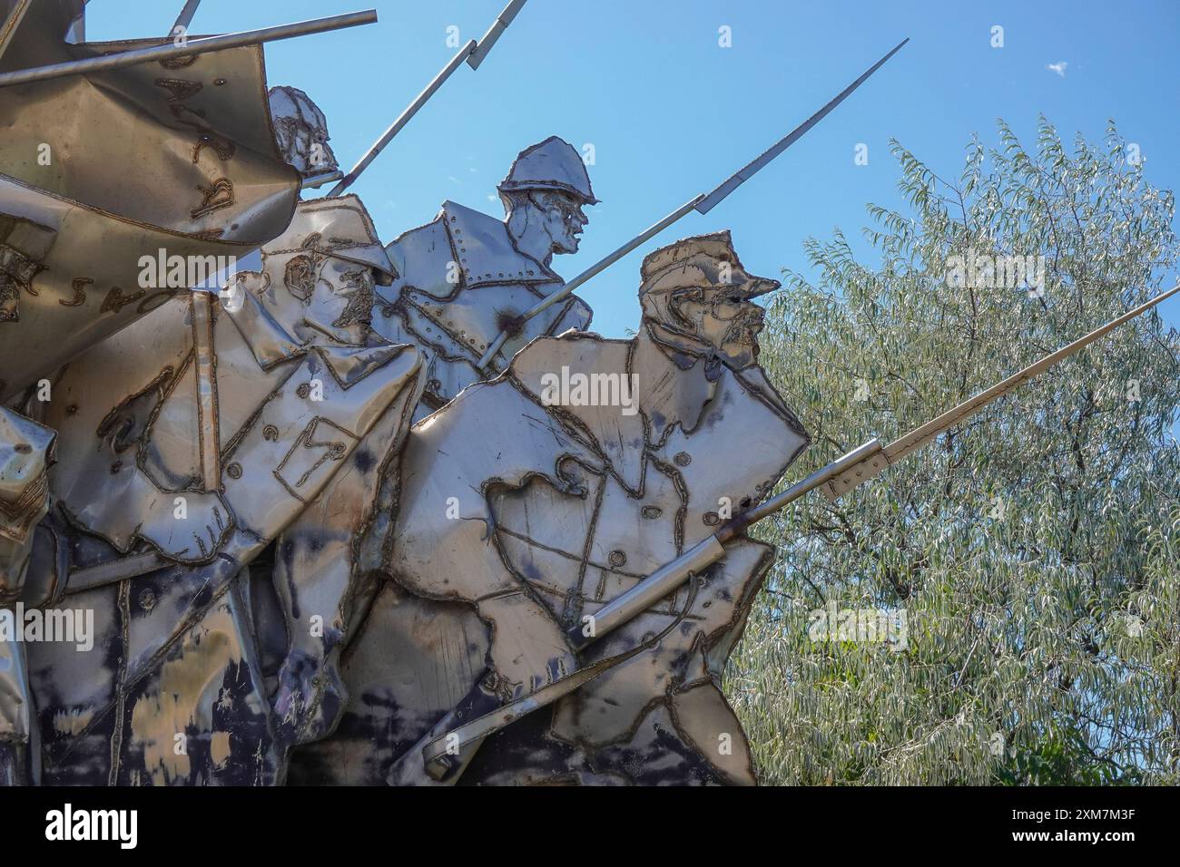 Ungheria, Budapest, il Memoriale di Bela Kun nel Parco Memento . Szoborpark o Memento Park è un museo all'aperto a Budapest, Ungheria, dedicato ai monumenti Foto Stock