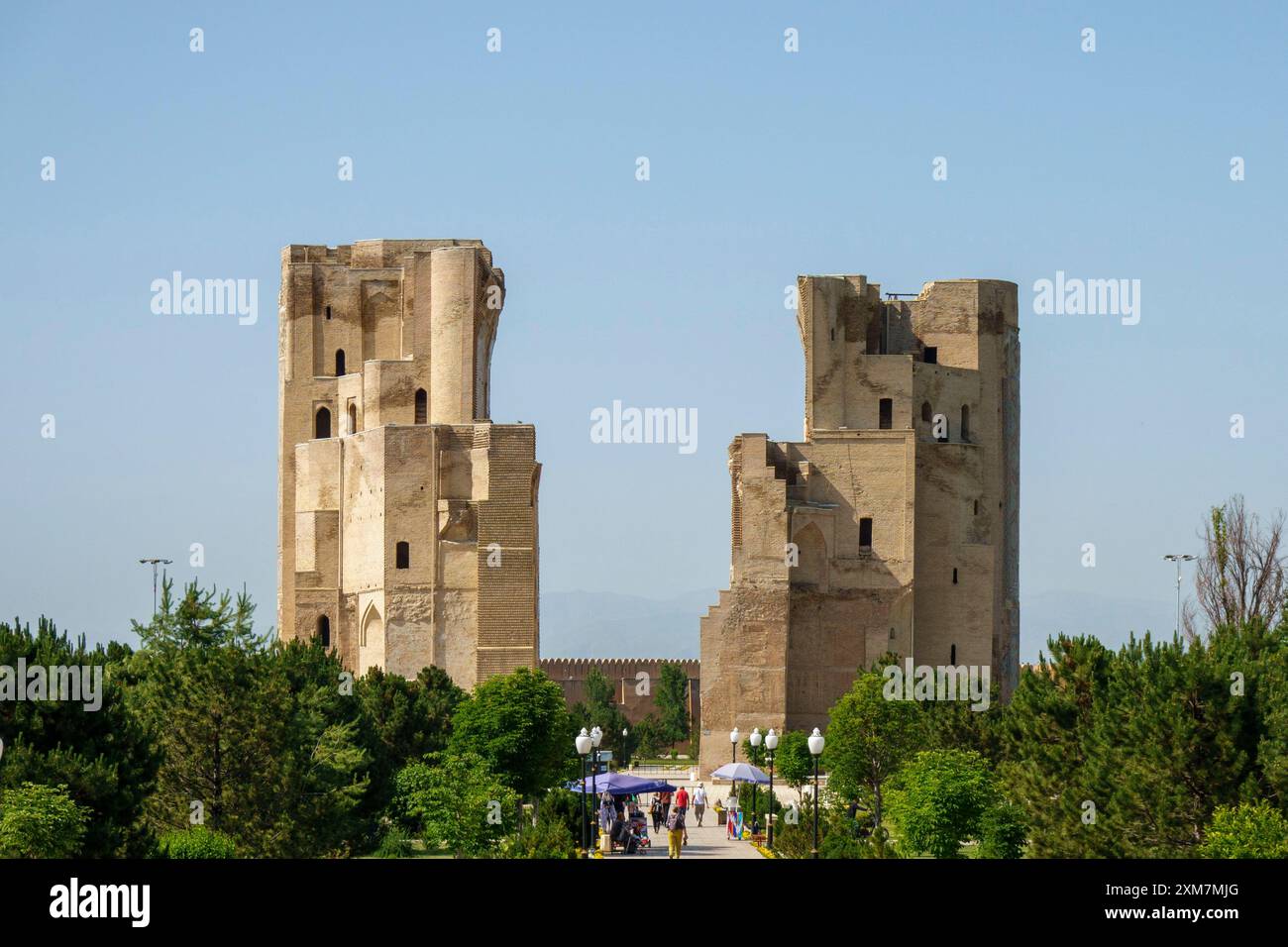 Palazzo AK-Saray a Shahrisabz, Uzbekistan Foto Stock