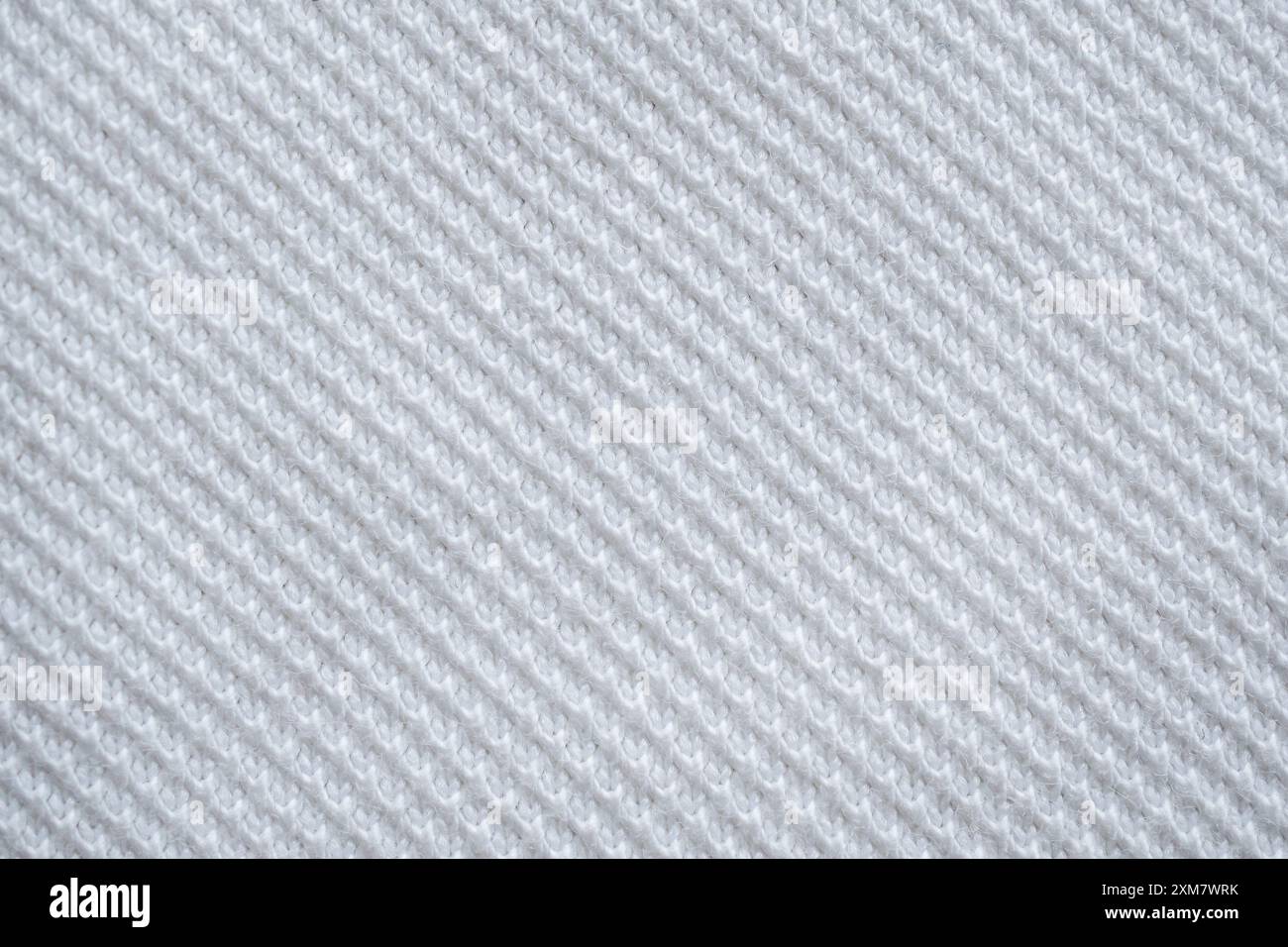 Sfondo in Jersey di abbigliamento sportivo bianco Foto Stock