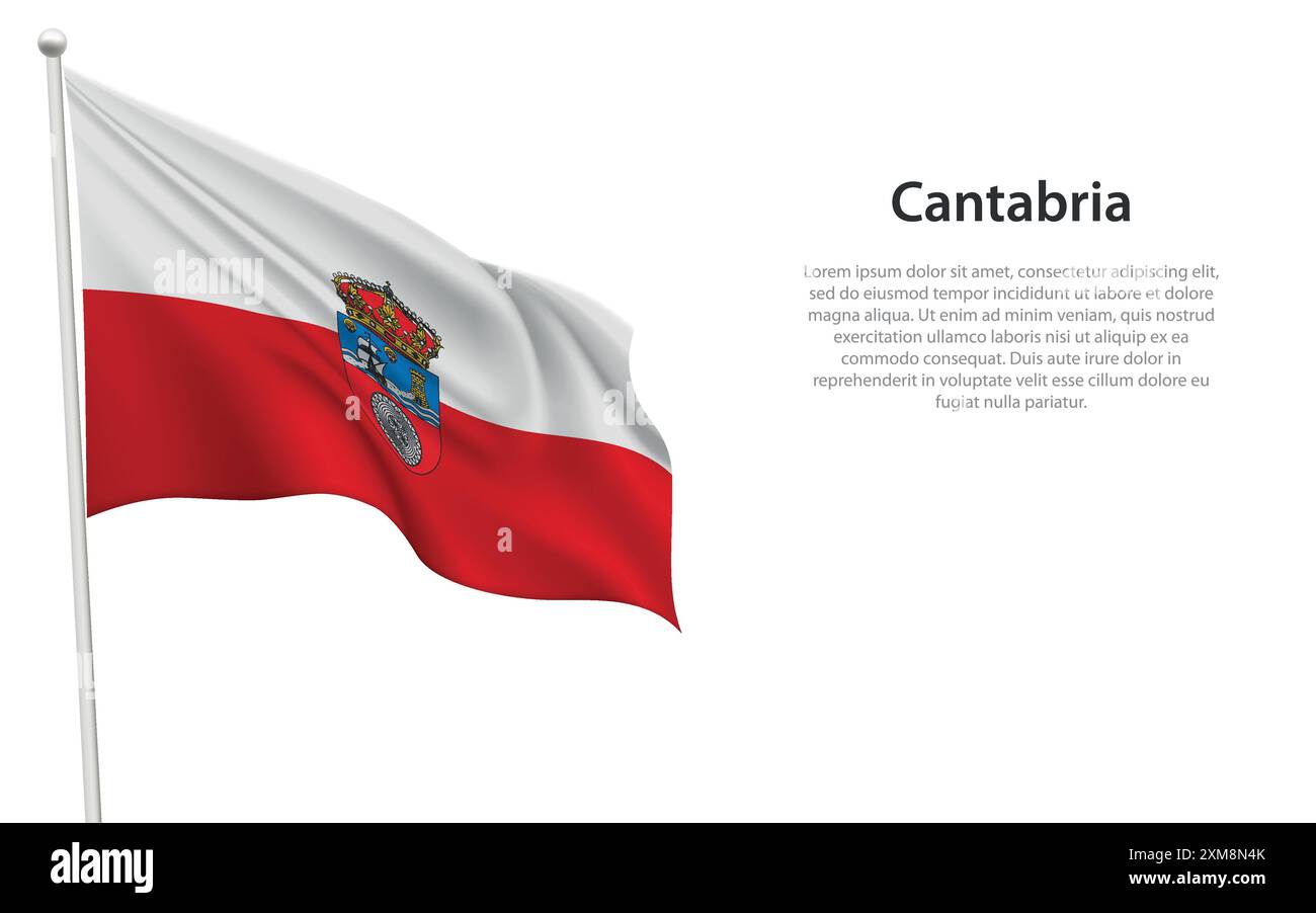 Bandiera Cantabria in vendita, bandiera della Cantabria
