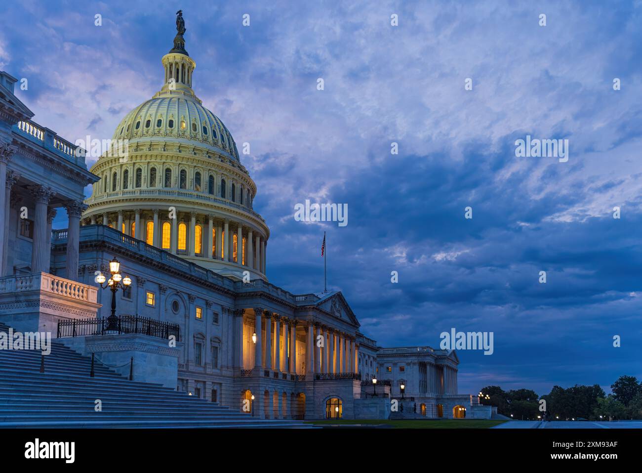 Il Campidoglio degli Stati Uniti a Washington Foto Stock