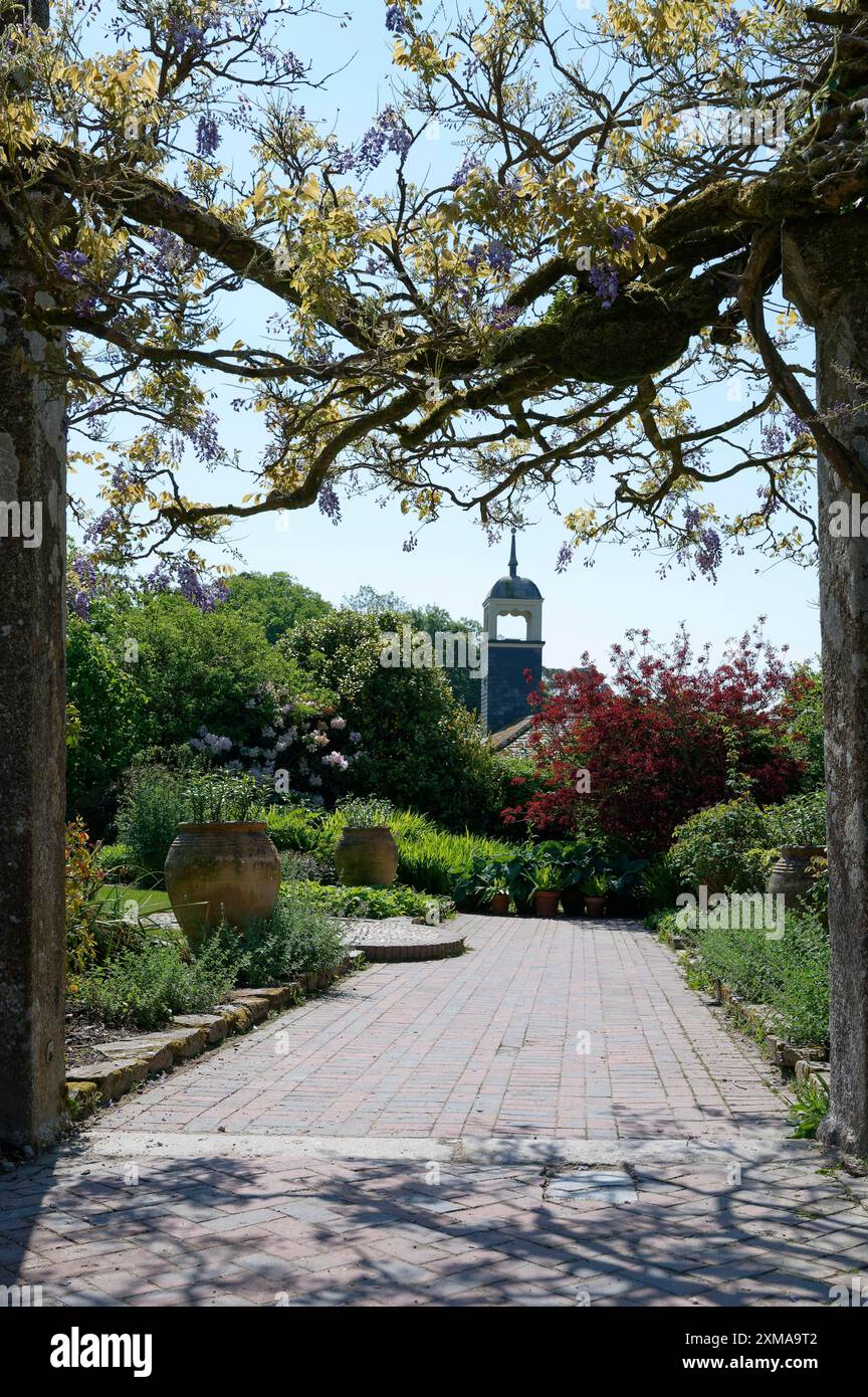 I Lost Gardens di Heligan, Mevagissey, Pentewan, Inghilterra, Gran Bretagna Foto Stock