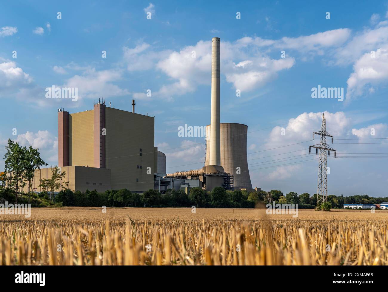 La centrale elettrica di Heyden, centrale elettrica a carbone, che è stata chiusa nel luglio 2021 e mantenuta come riserva di rete e sarà temporaneamente ricollegata Foto Stock