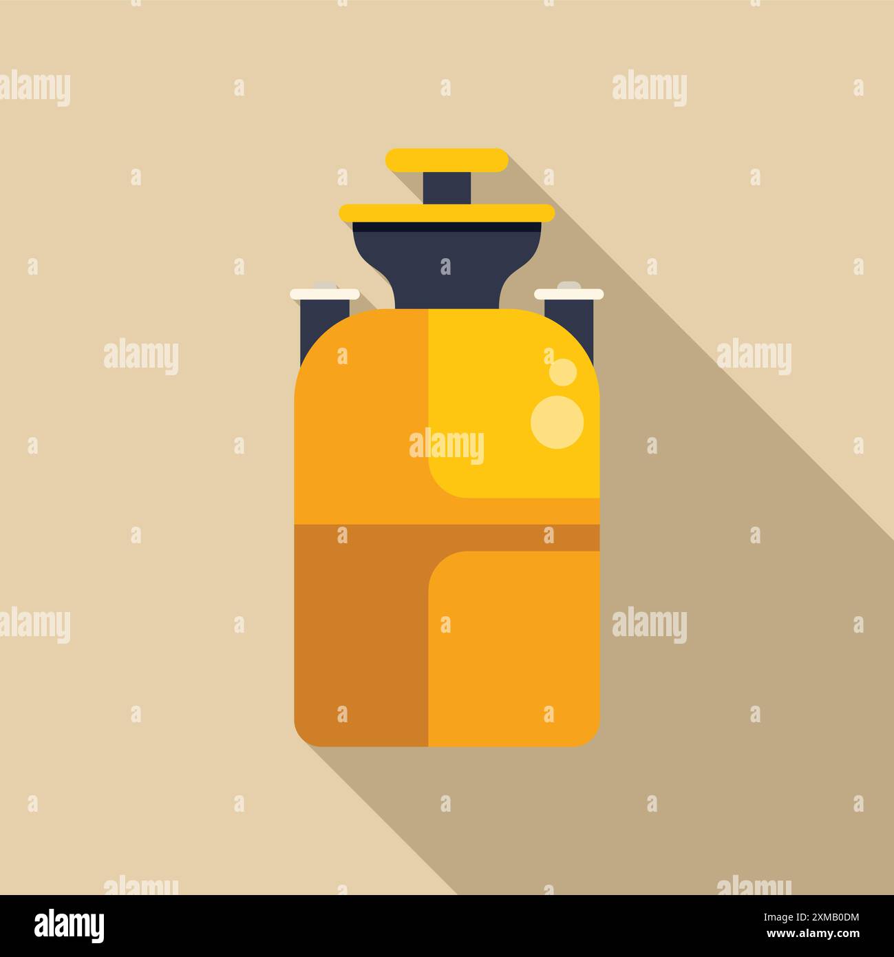 Moderno erogatore di acqua di raffreddamento e riscaldamento, perfetto per rappresentare la vita in ufficio Illustrazione Vettoriale