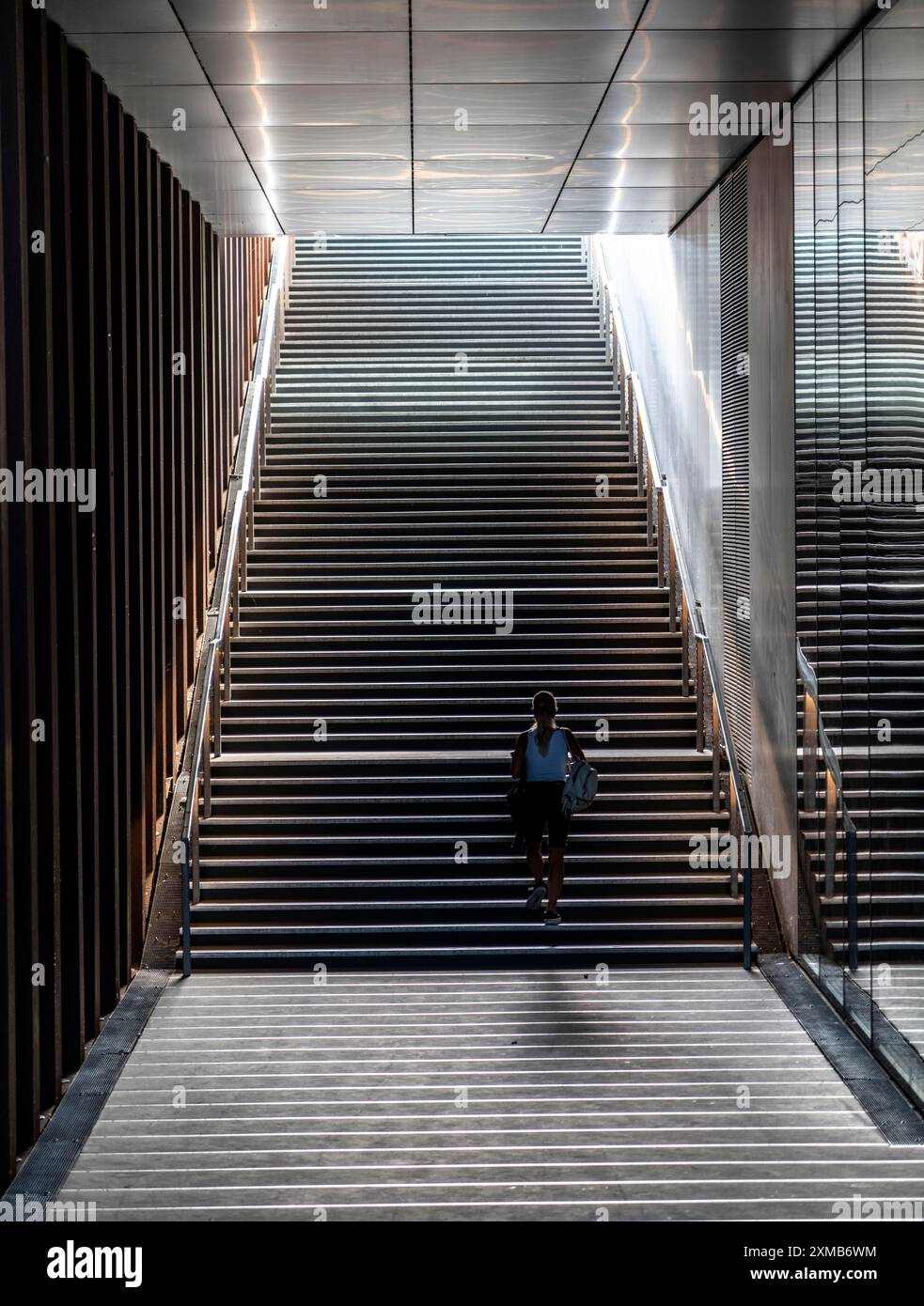 Accesso, ingresso, al Danish Architecture Centre, Dansk Arkitektur Center, DAC, Copenhagen, Danimarca Foto Stock