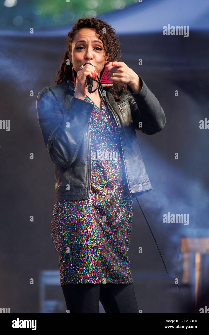 Allergie Live, Lazydays Festival, Southend-on-Sea, Essex © Clarissa Debenham (Film Free Photography) / Alamy Foto Stock