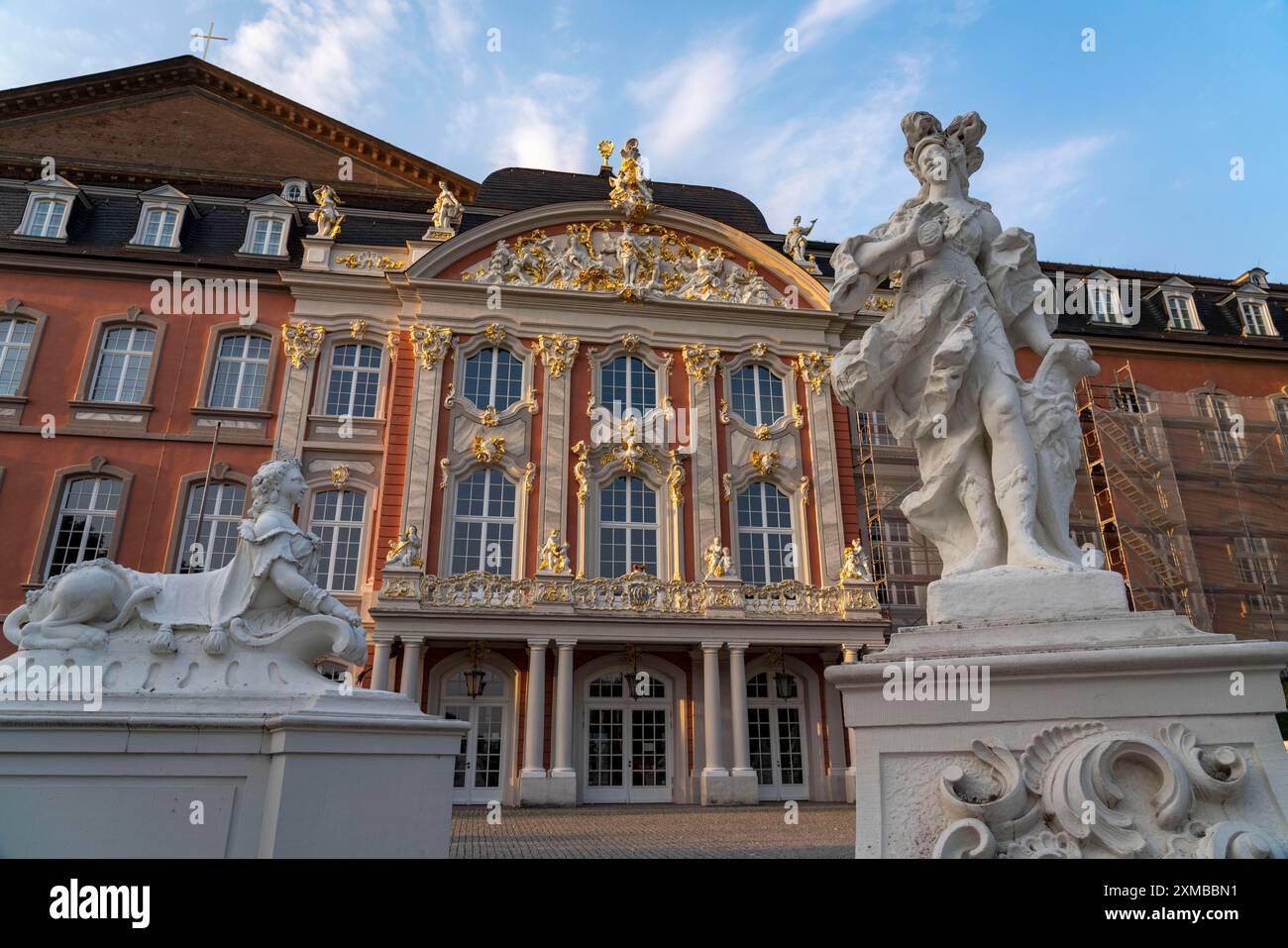 Palazzo elettorale, nel centro della città di Treviri, Renania-Palatinato, Germania Foto Stock