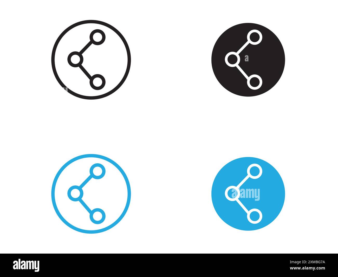 Processo, metodo, fase, procedura o flusso di lavoro icona linea vettoriale logo marchio o set di simboli stile contorno raccolta Illustrazione Vettoriale