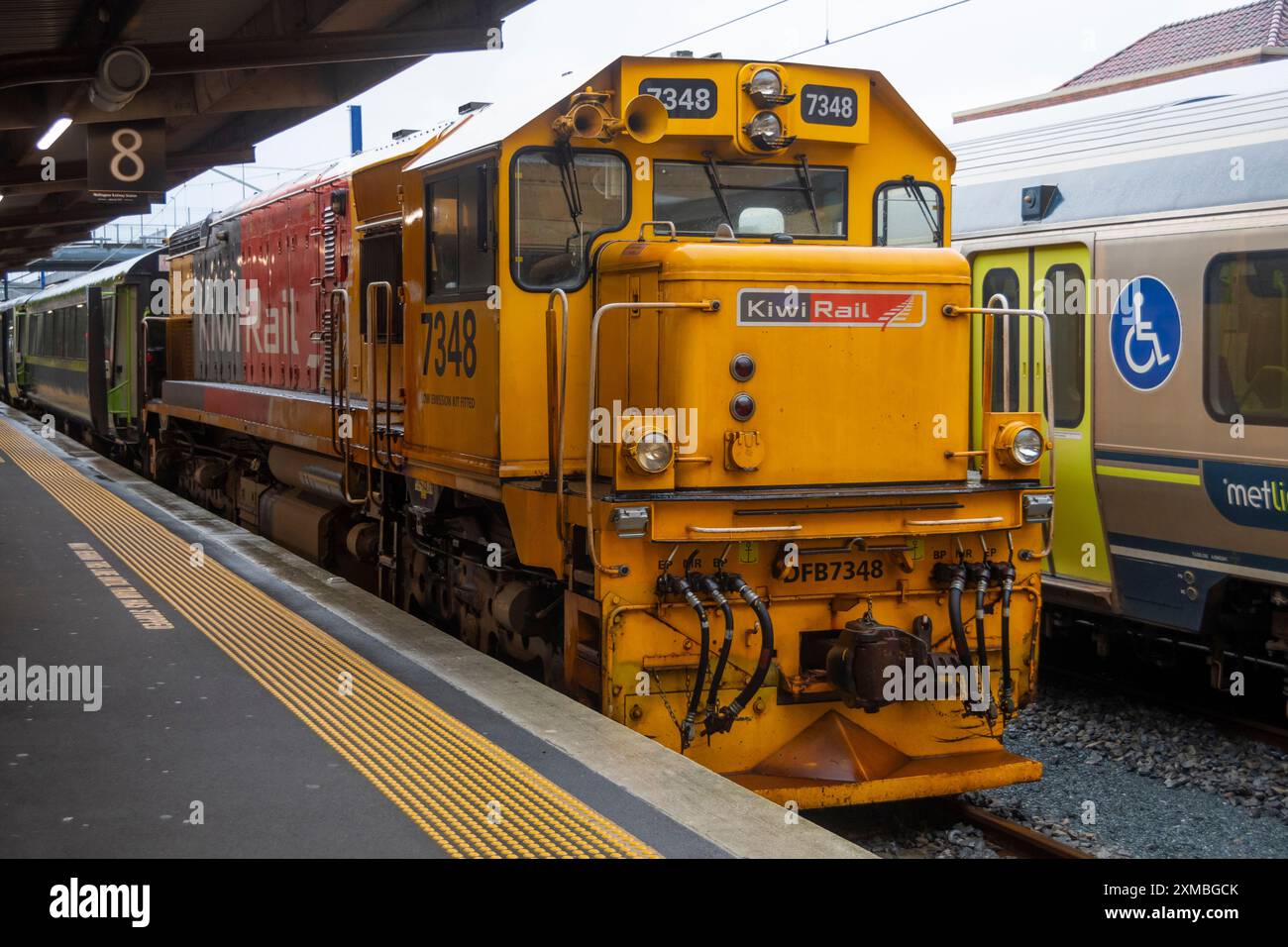 Stazione ferroviaria di Wellington, ingresso, Wellington. Isola del Nord, nuova Zelanda Foto Stock