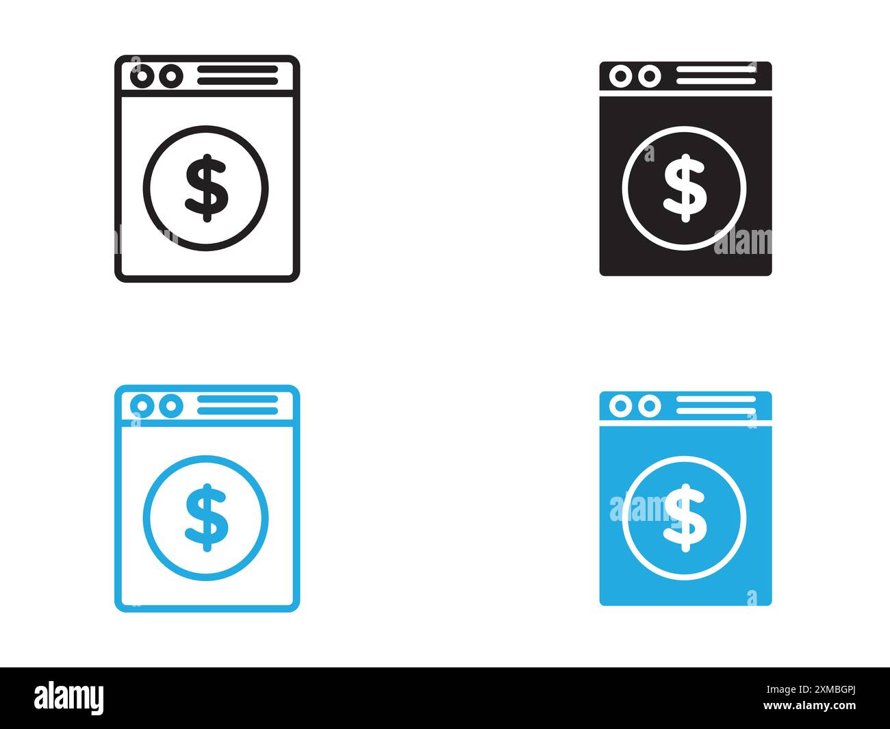 Icona del riciclaggio di denaro, linea vettoriale, logo o stile del contorno della raccolta del set di simboli Illustrazione Vettoriale