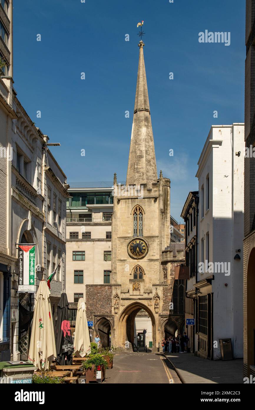 St John's Gate, Bristol, Somerset, Inghilterra Foto Stock