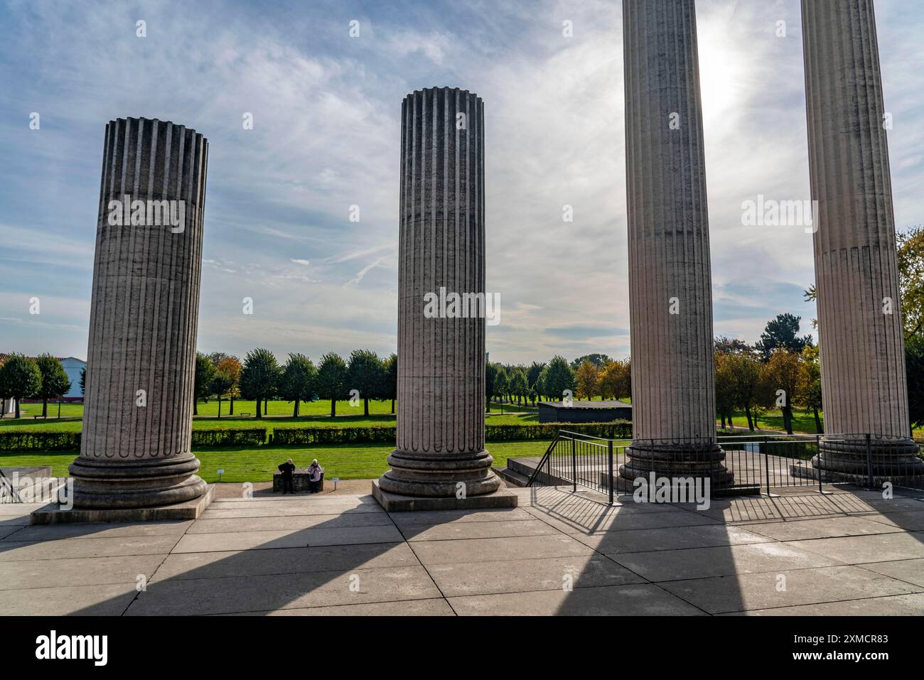 Parco archeologico Xanten, museo all'aperto sul sito dell'ex città romana di Colonia Ulpia Traiana, Renania settentrionale-Vestfalia, Germania, rovine Foto Stock