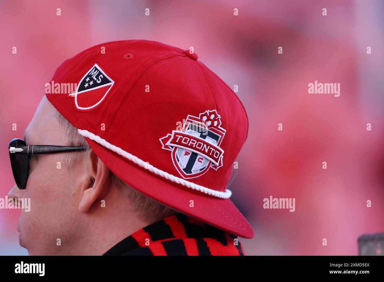 Toronto, Ontario, Canada, 15 giugno 2024, berretto del Toronto FC visto alla partita della Major League Soccer tra Toronto FC e Chicago Fire al BMO Field. Foto Stock