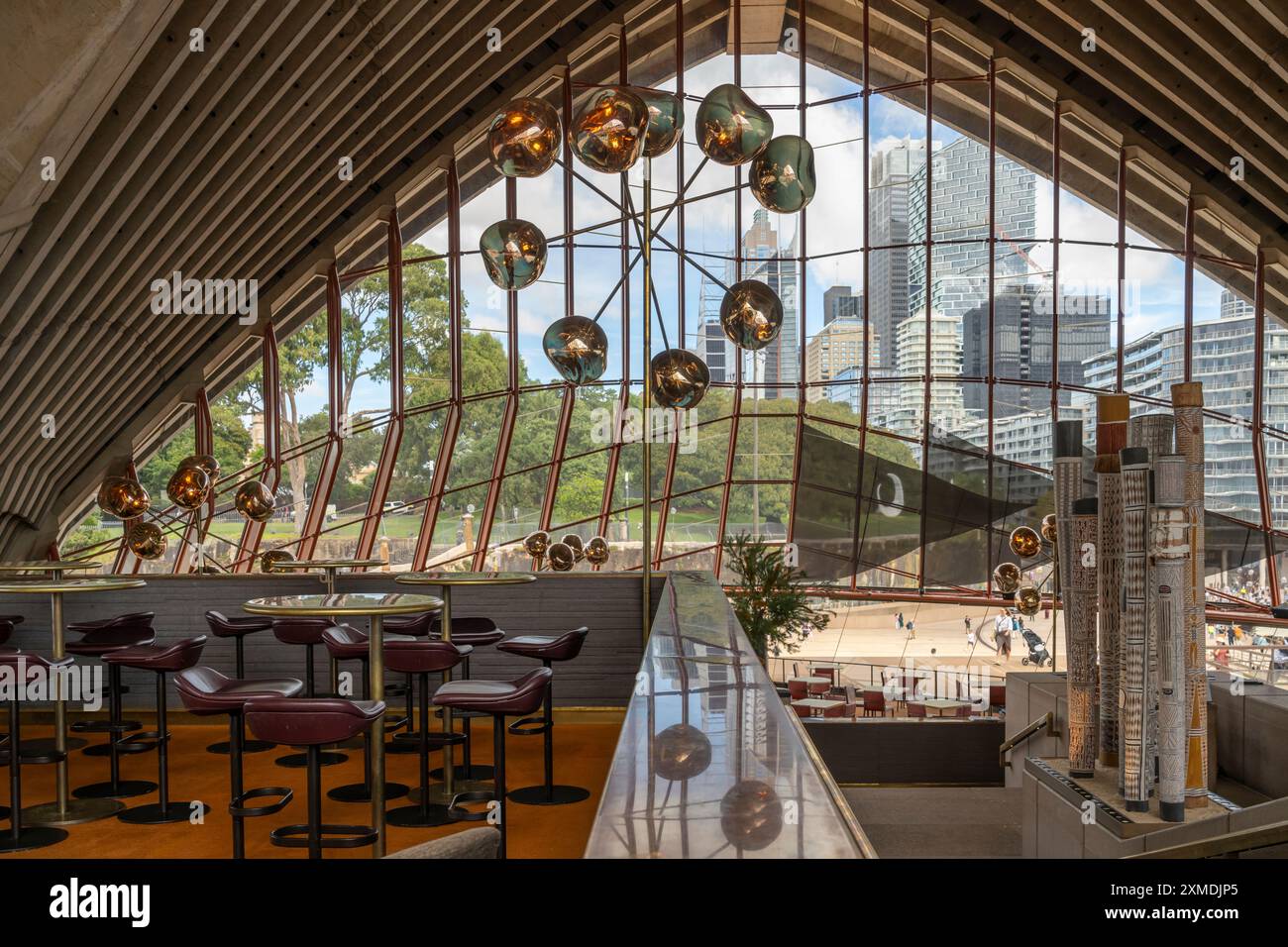 Il ristorante Bennelong nell'Opera House, Sydney, Australia, NSW. Foto Stock