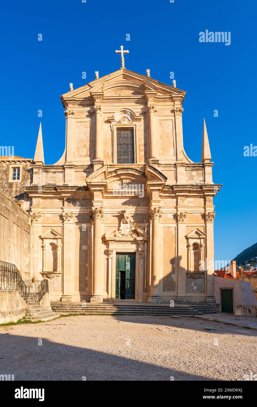 Chiesa di Sant'Ignazio di Loyola a Dubrovnik, Croazia Foto Stock