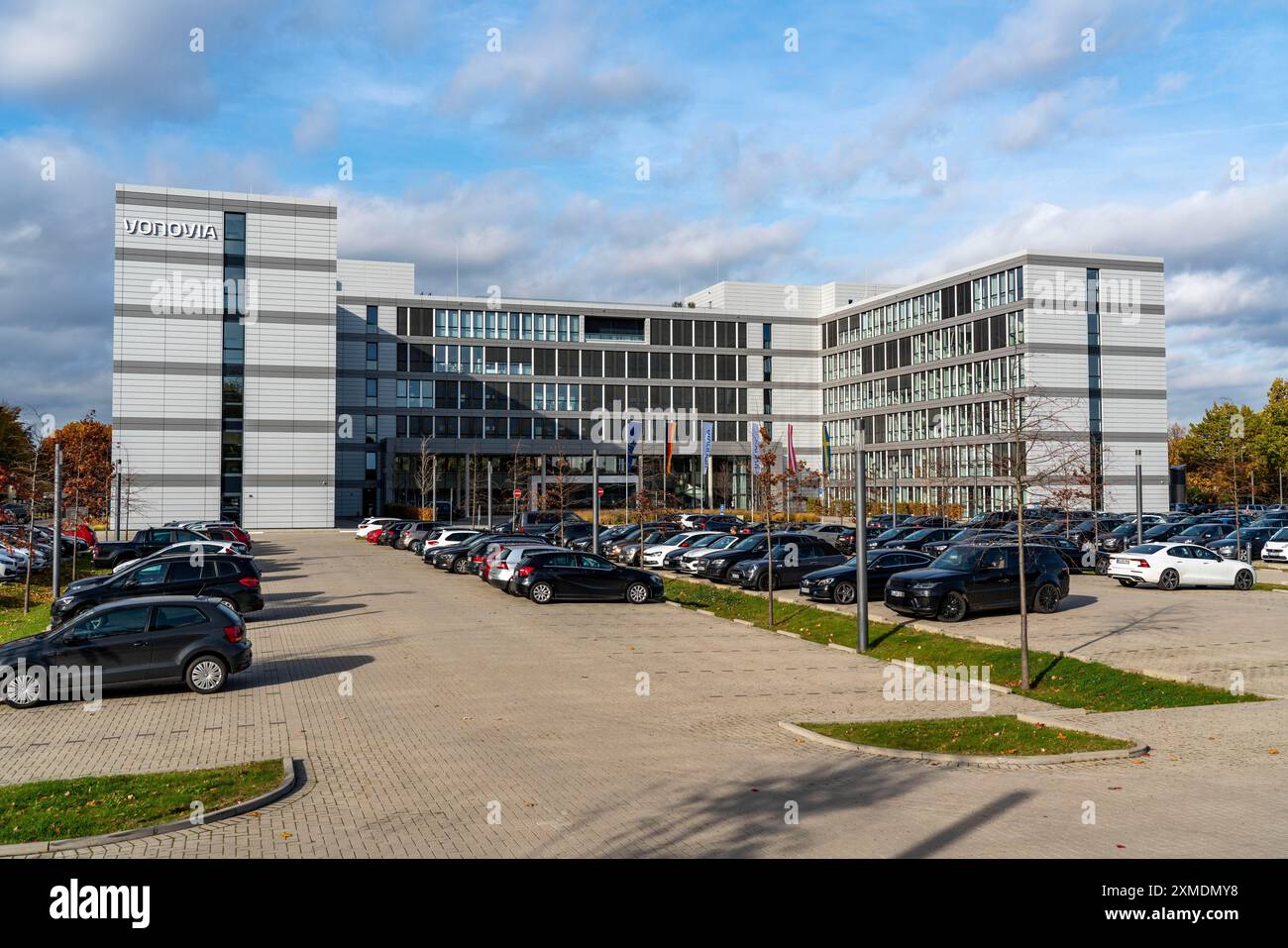 Nuova sede della società immobiliare Vonovia a Bochum, Renania settentrionale-Vestfalia, Germania Foto Stock