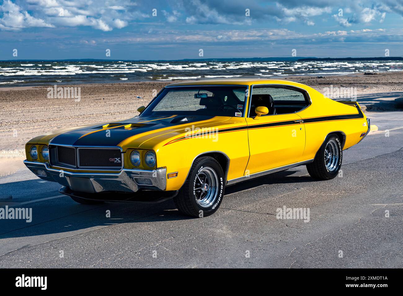 1970 Buick GSX su pavimentazione. Foto Stock