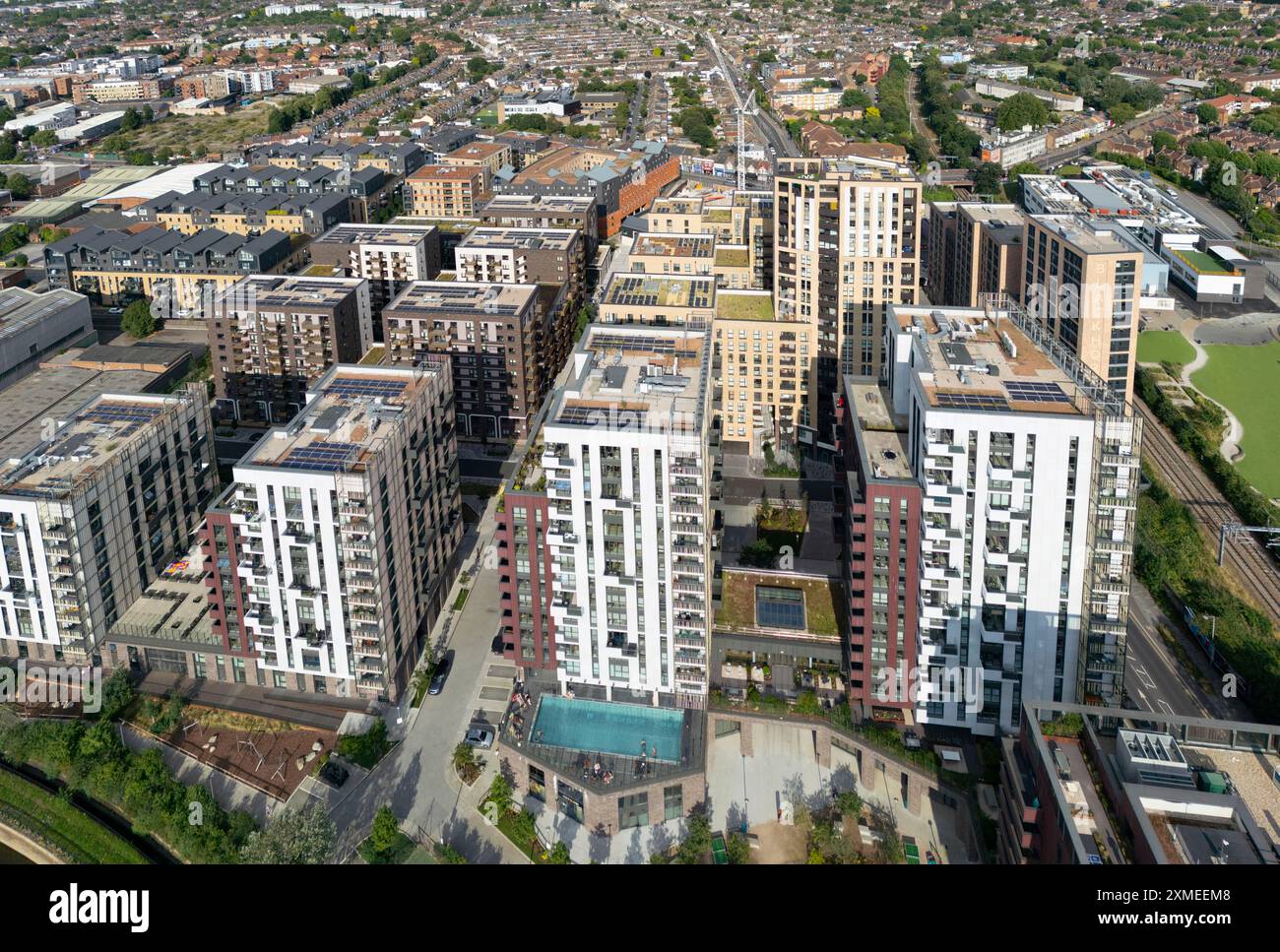 Blackhorse Lane Regeneration, London Borough of Waltham Forest Foto Stock