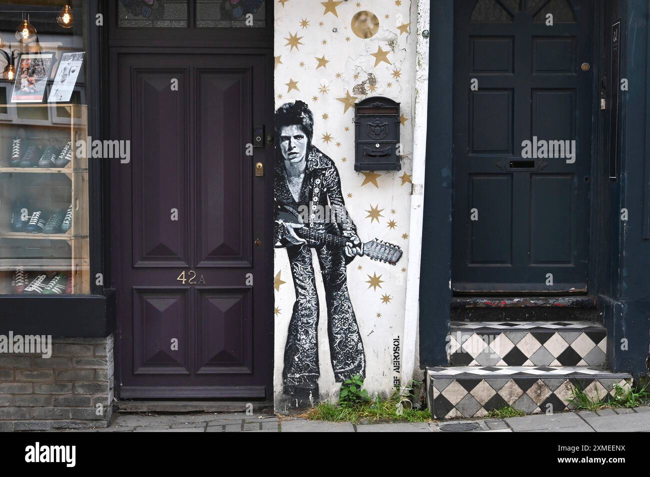 Poster Graffiti Handmade Moreno-Mata - Opera D'arte Originale Per Decorazione Moderna Soggiorno - Foto 6