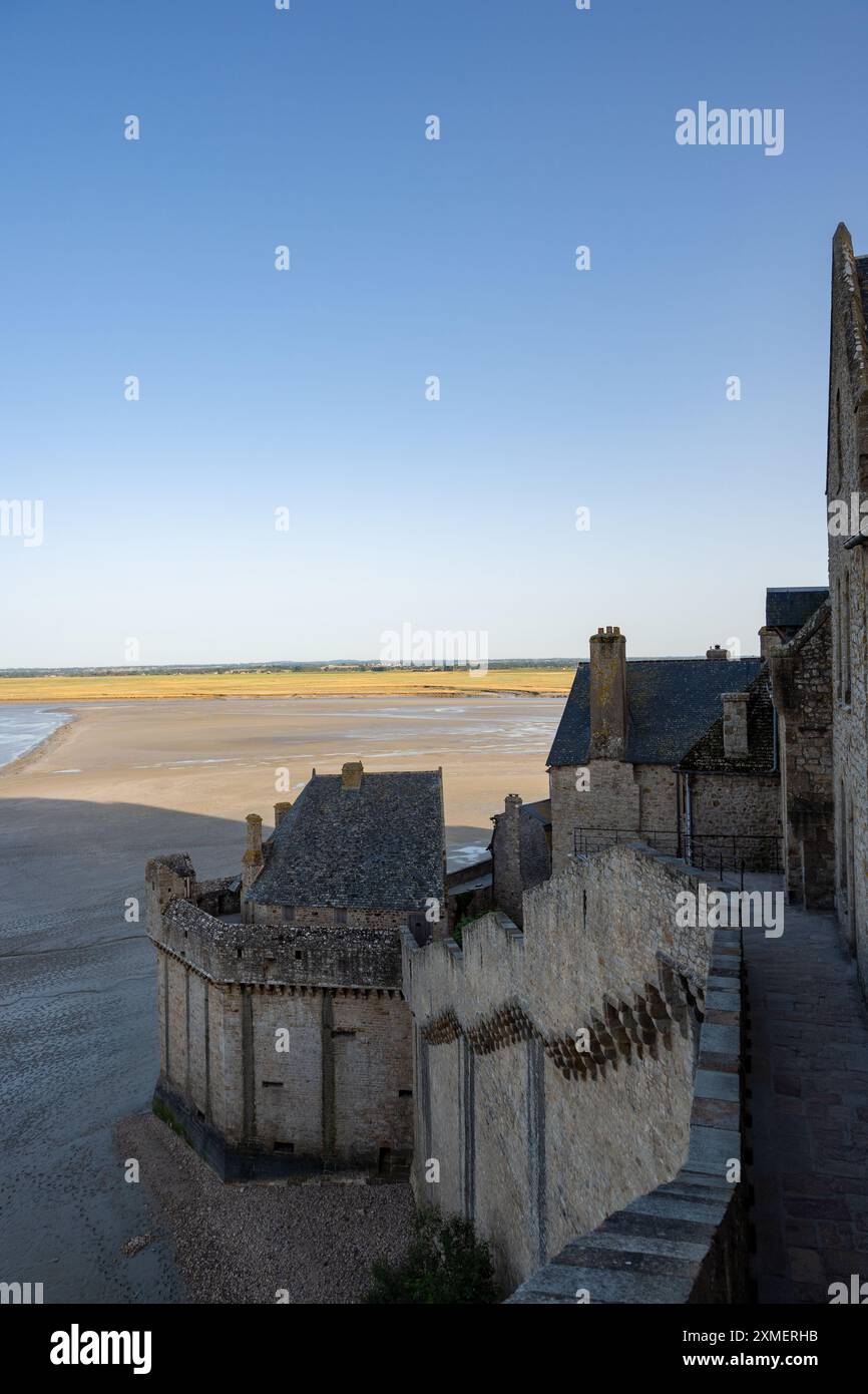 "Les Rempars", Monte di San Michele, Normandia, Francia Foto Stock