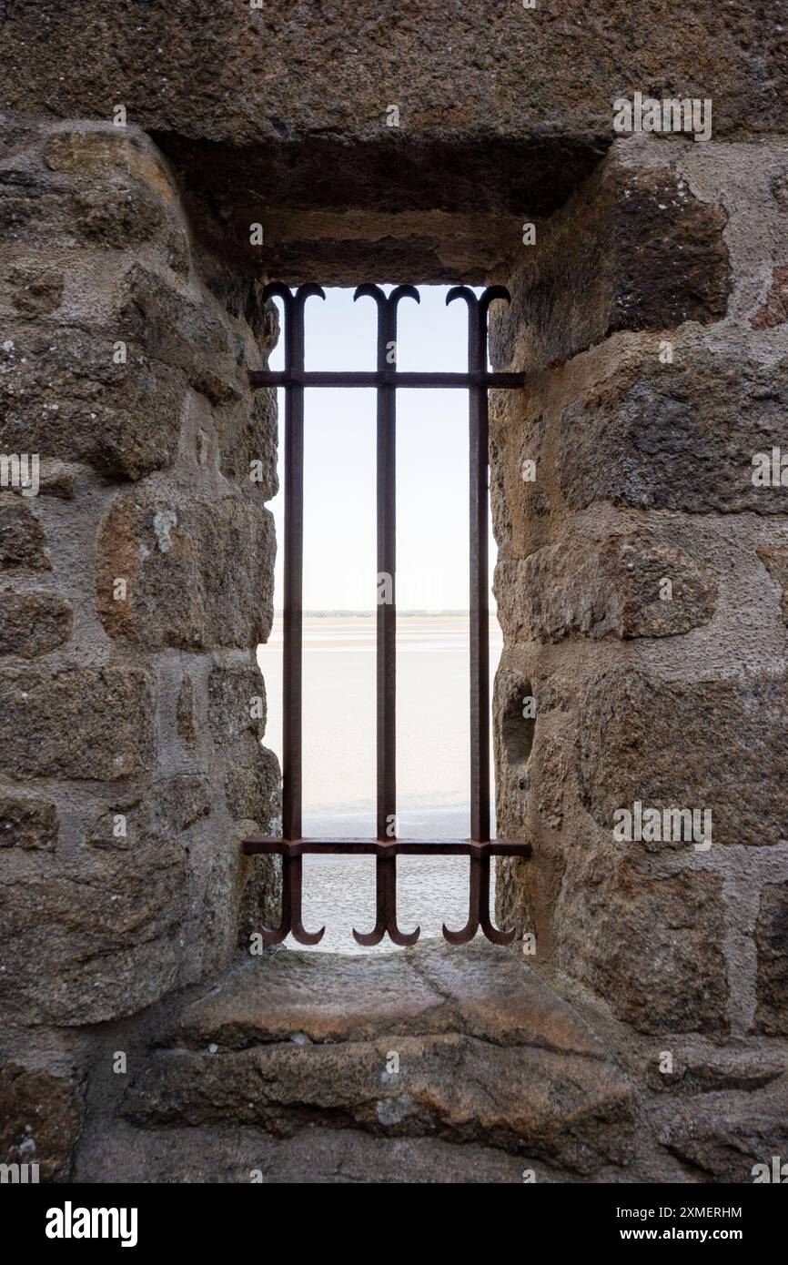 "Les Rempars", Monte di San Michele, Normandia, Francia Foto Stock