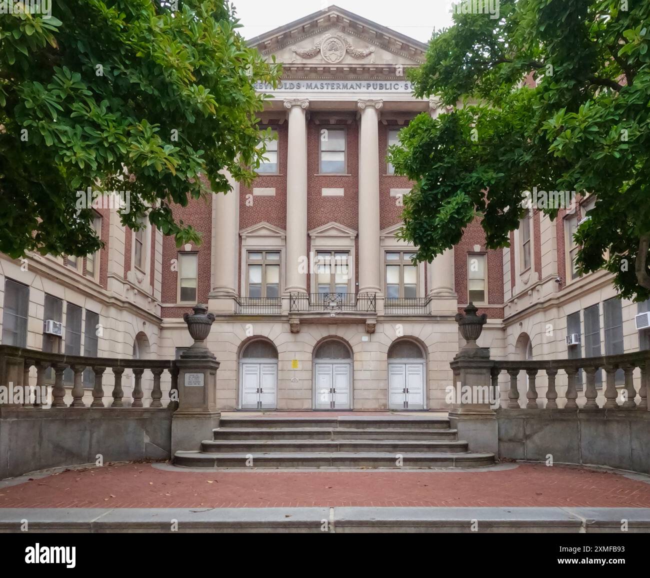 La Julia R. Masterman Laboratory and Demonstration School di Philadelphia è una delle migliori scuole medie e superiori della Pennsylvania. Foto Stock