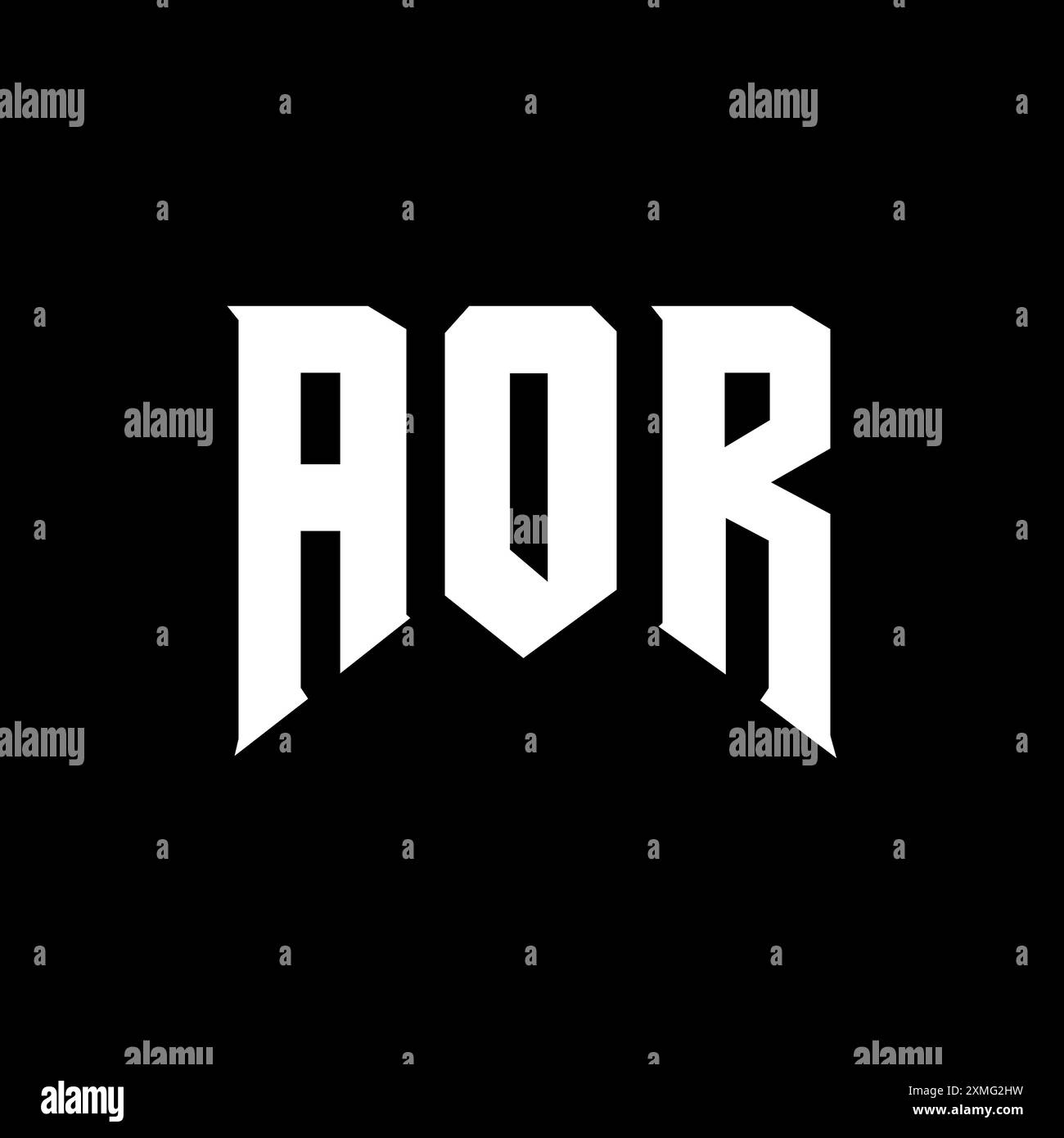 Aor logo design Immagini Vettoriali Stock - Alamy