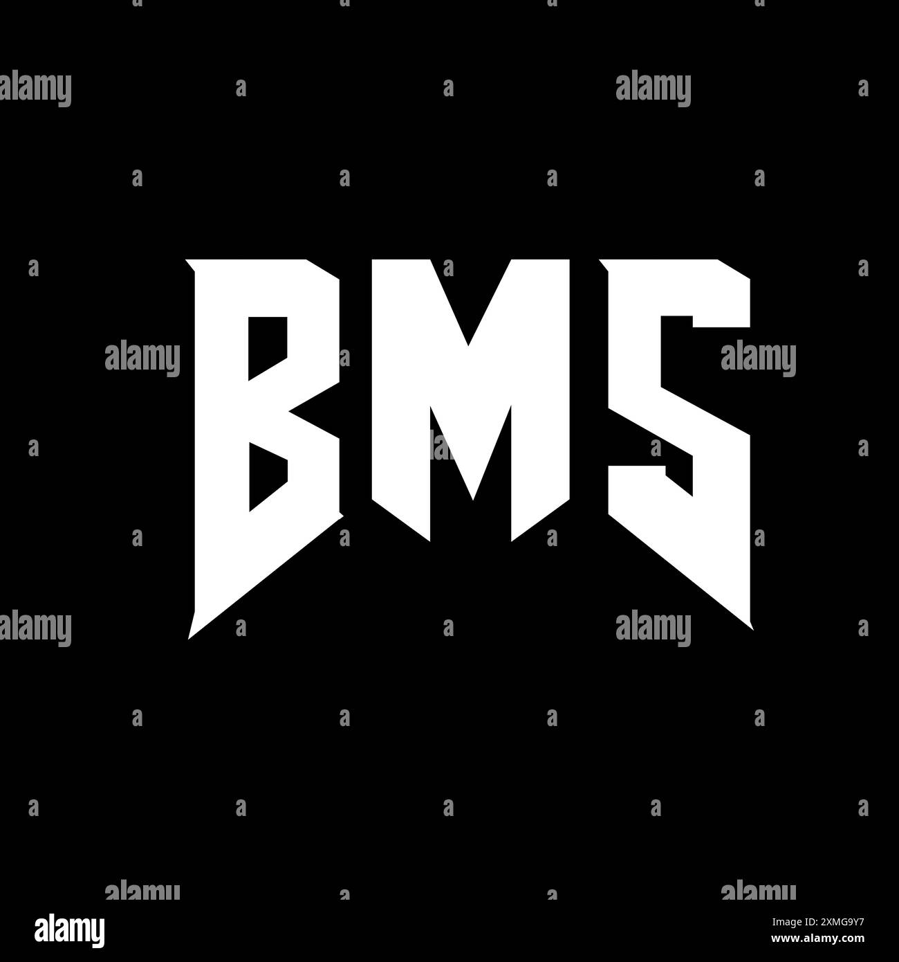 Bms monogramm logo Immagini Vettoriali Stock - Alamy